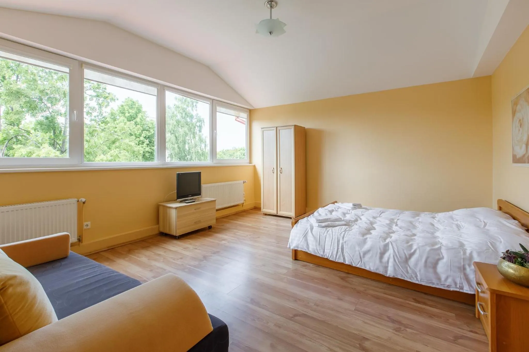 Photo of the whole room, Bed in Viešbutis Prie Fontano