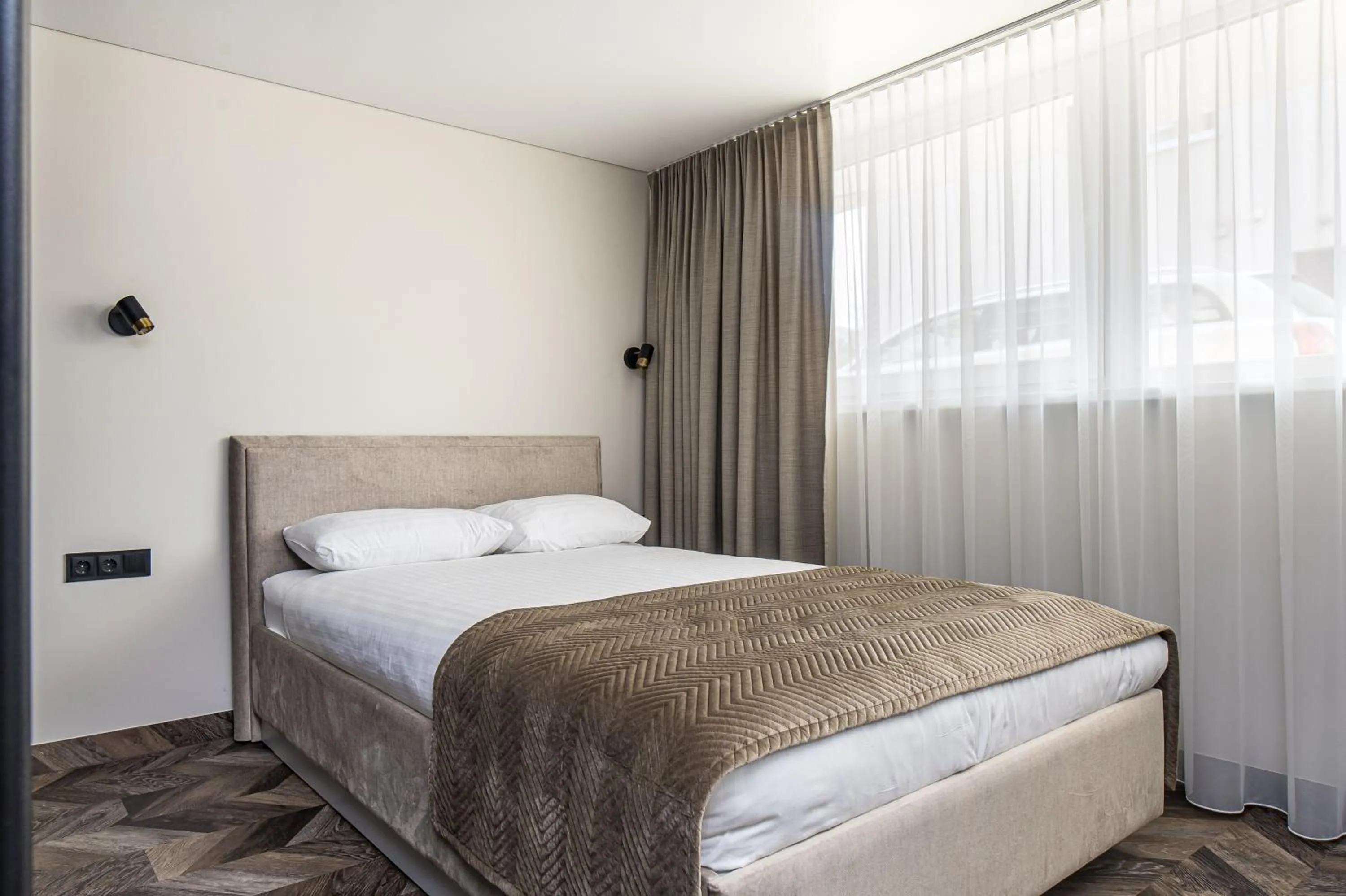 Bed in Viešbutis Prie Fontano