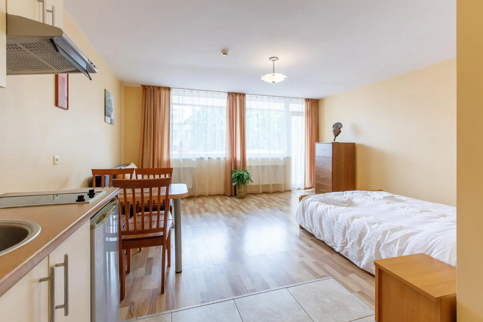 Photo of the whole room, Bed in Viešbutis Prie Fontano