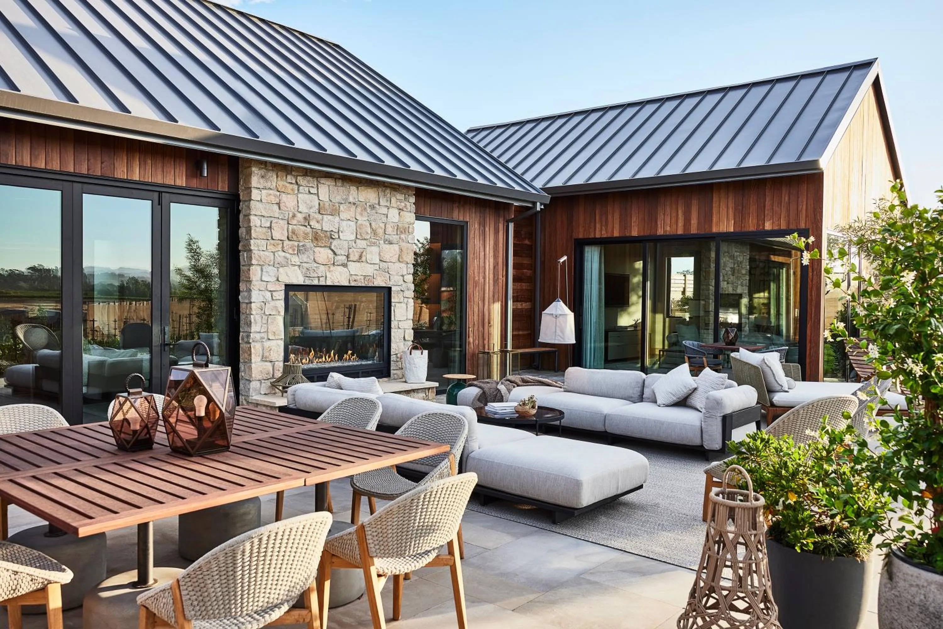 Patio in Stanly Ranch, Auberge Collection