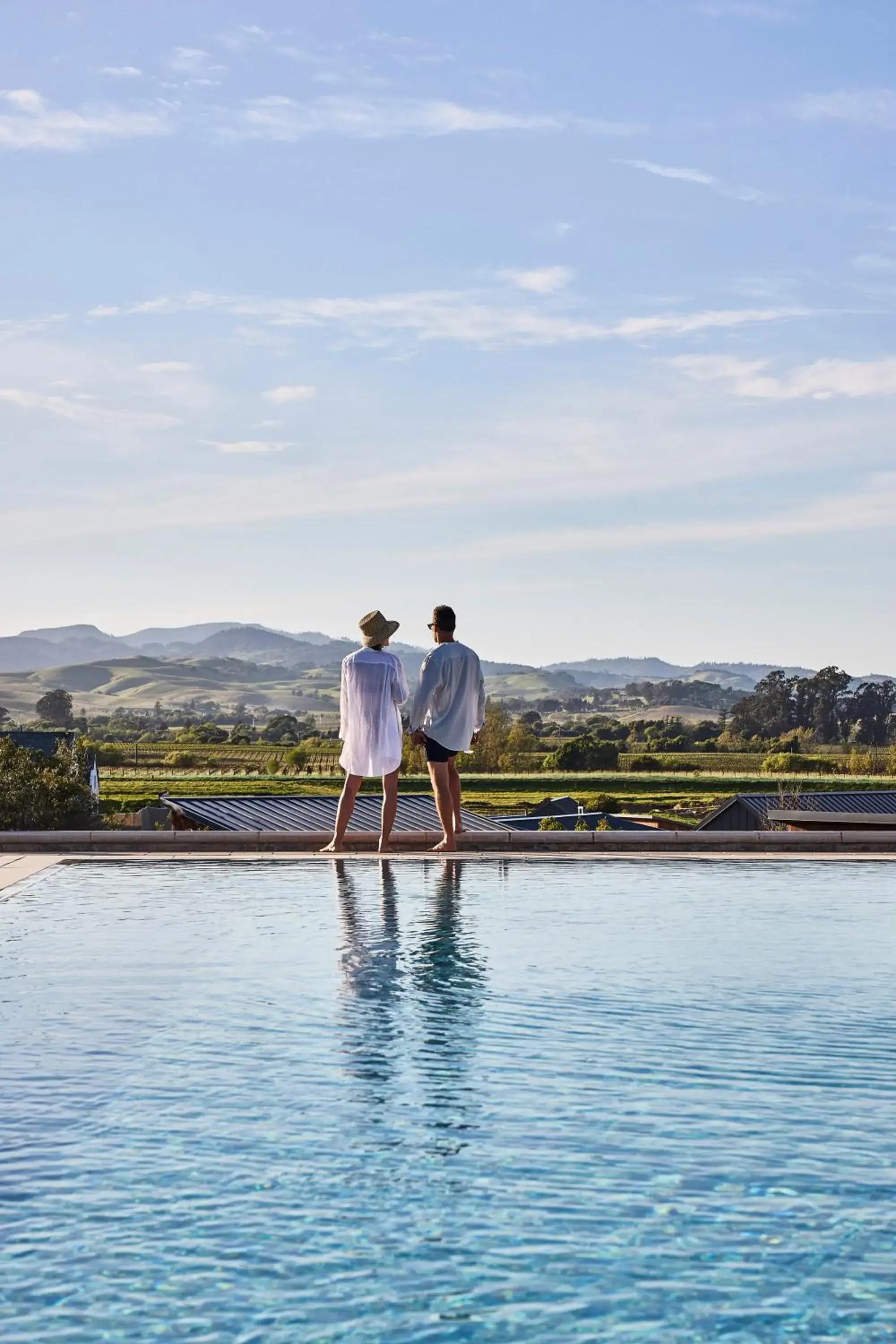 Pool view in Stanly Ranch, Auberge Collection Pool view in Stanly Ranch, Auberge Collection