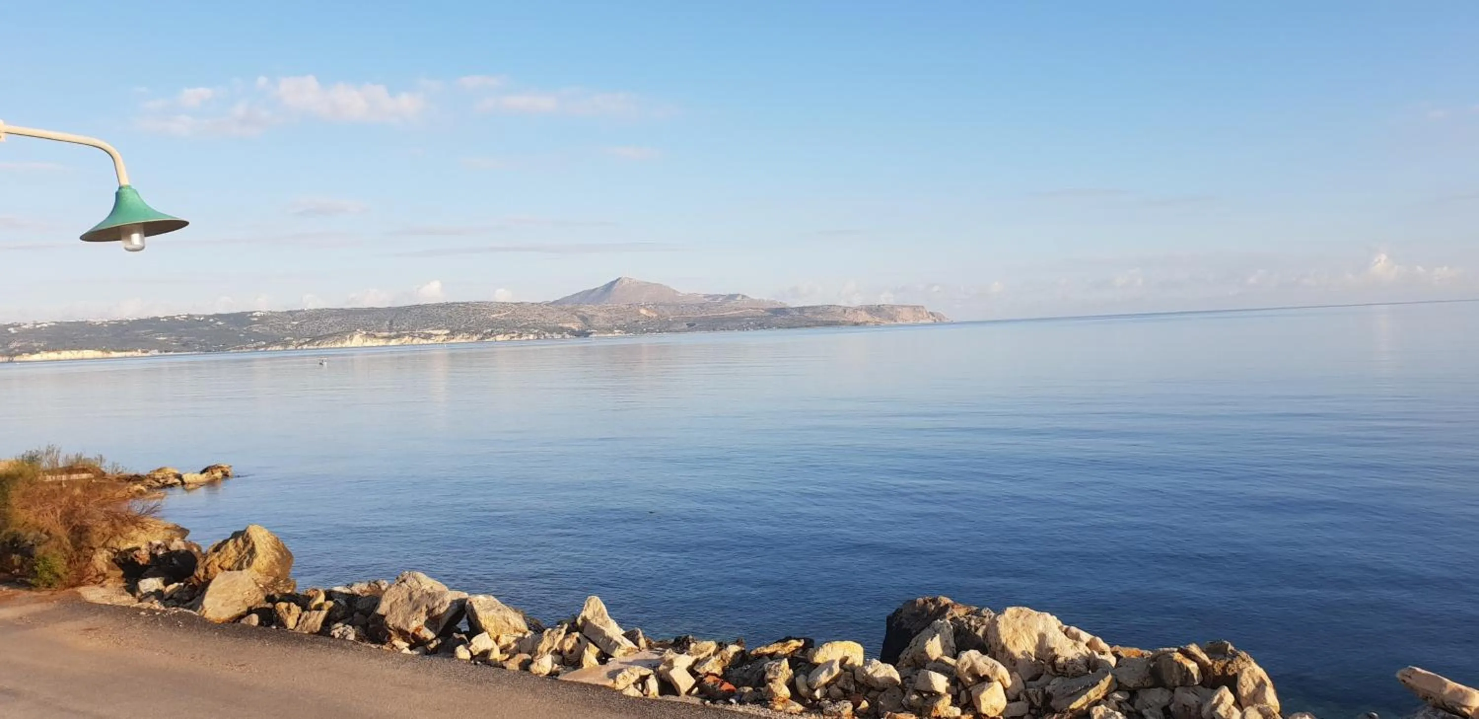 Natural landscape in Kalyves Bay