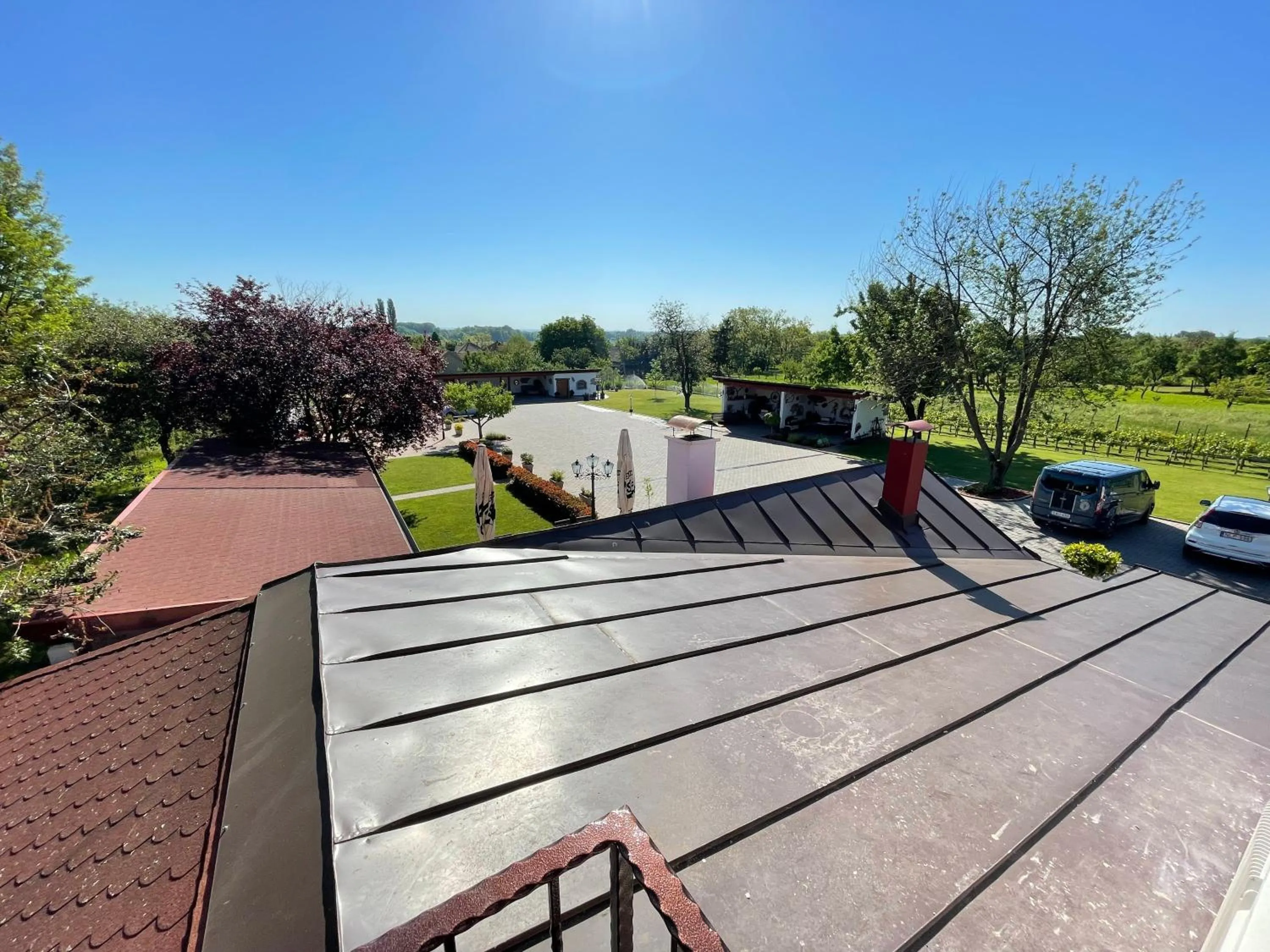 Balcony/Terrace in Kukorica Csárda Apartman