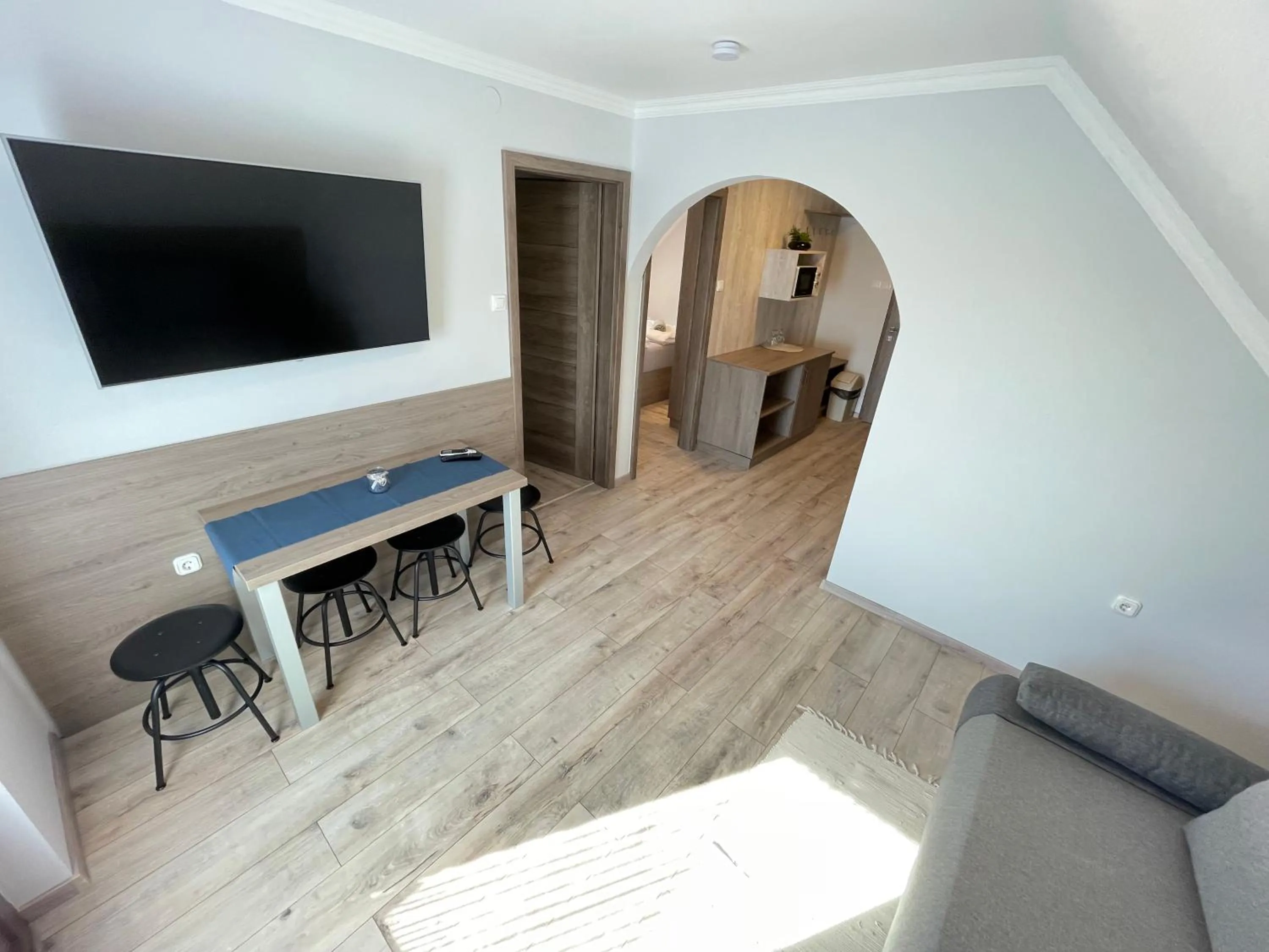 Living room in Kukorica Csárda Apartman