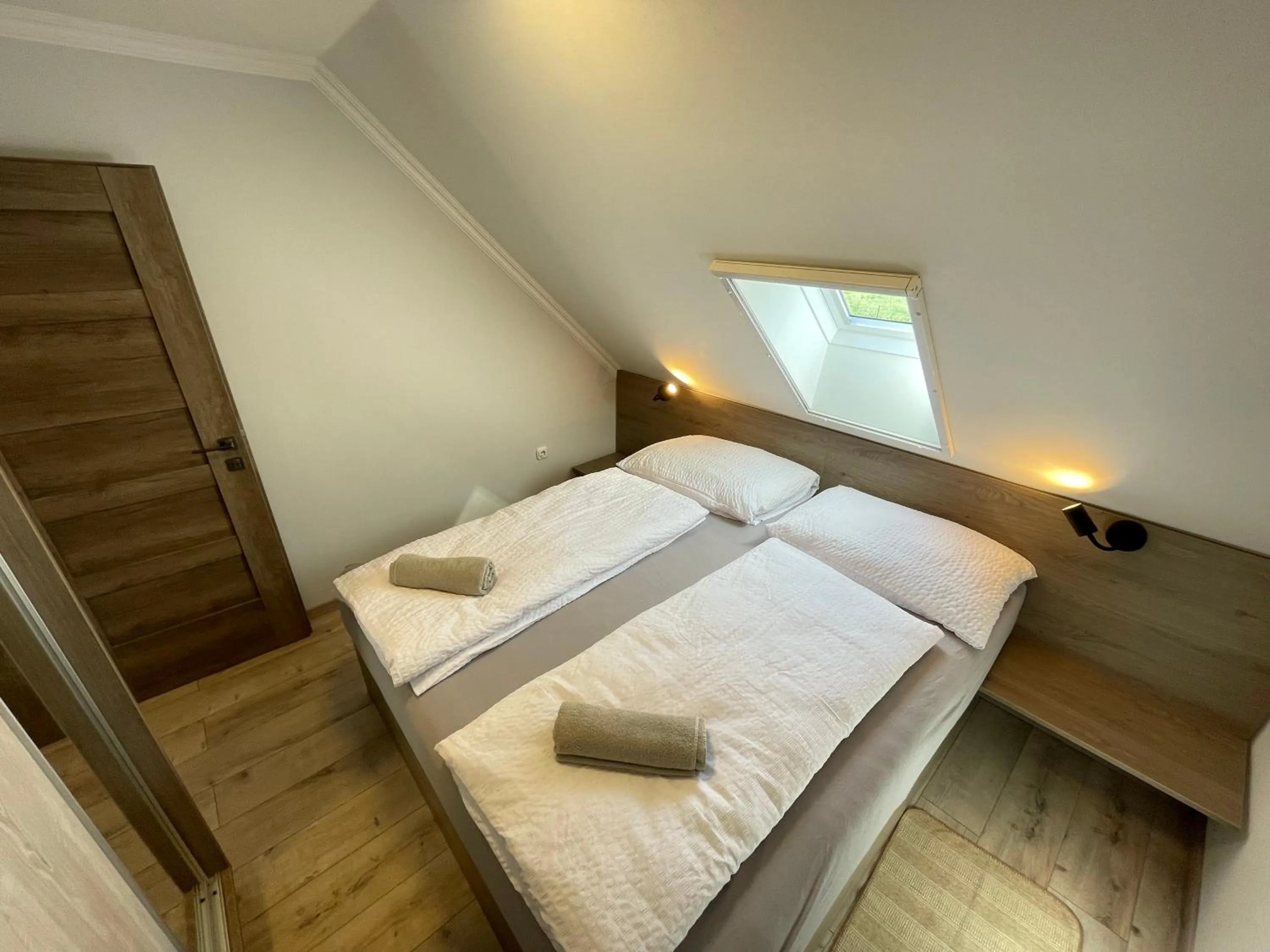 Bed in Kukorica Csárda Apartman