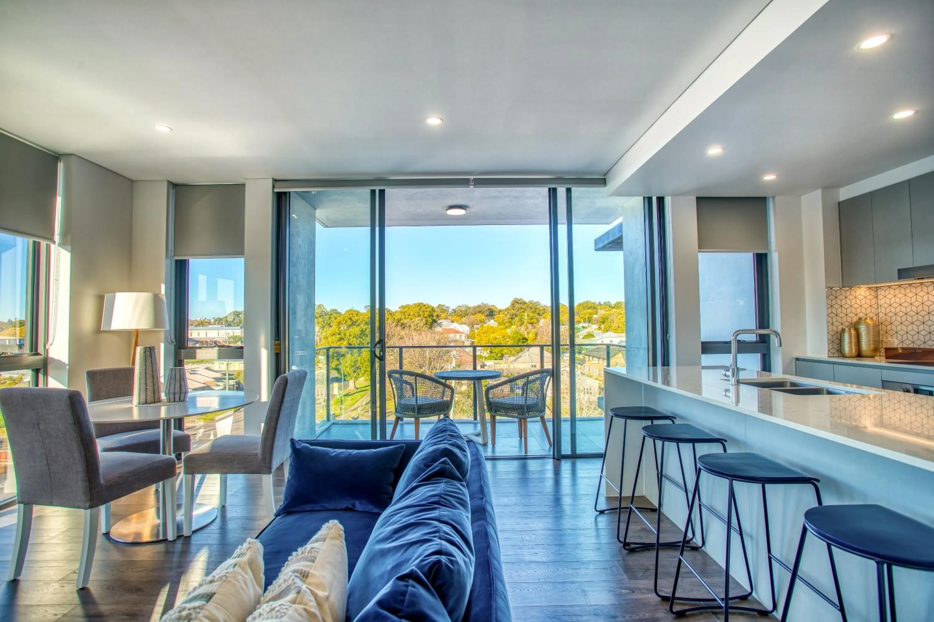 Living room in Inspire Boutique Apartments