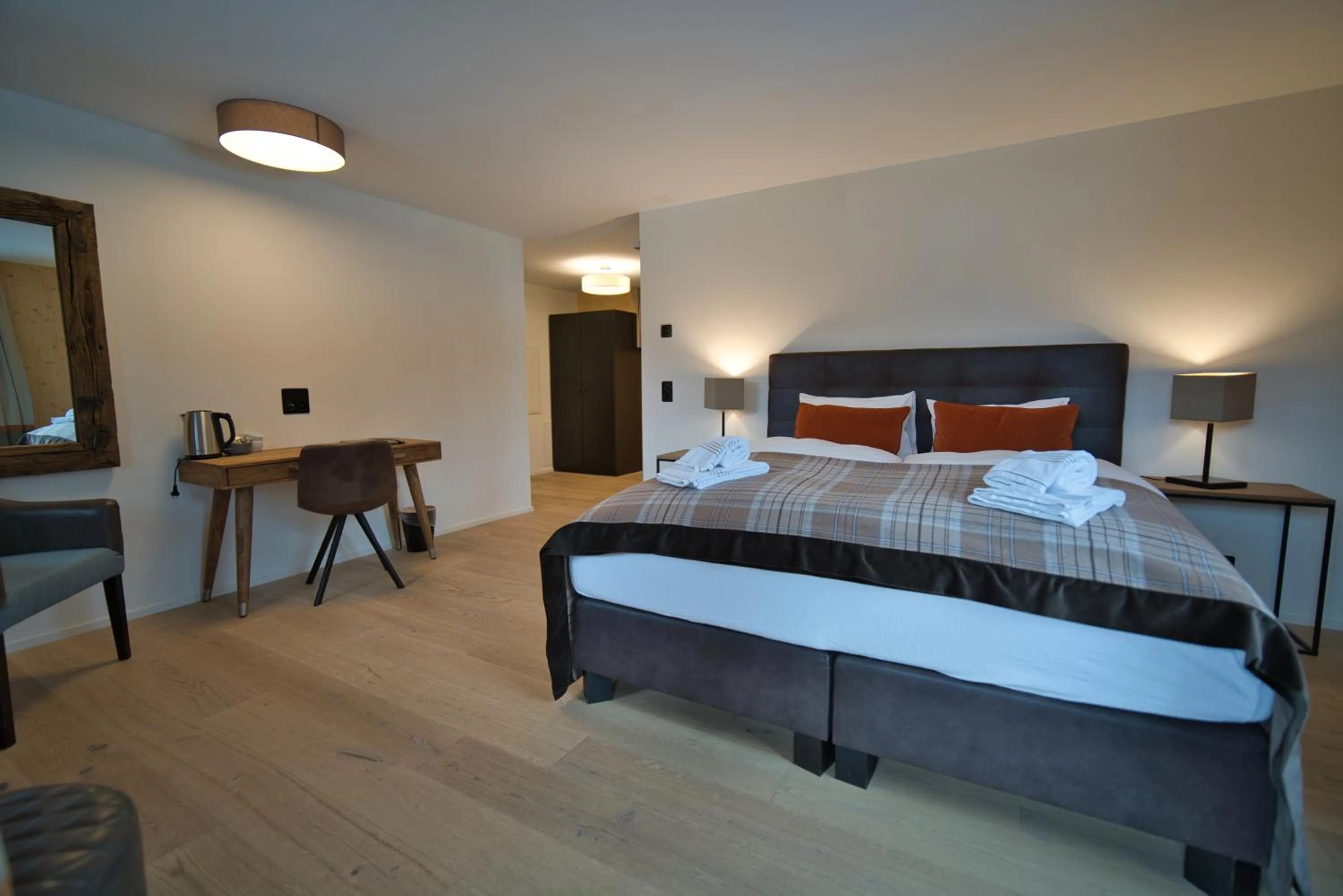 Bed in Eiger View Alpine Lodge