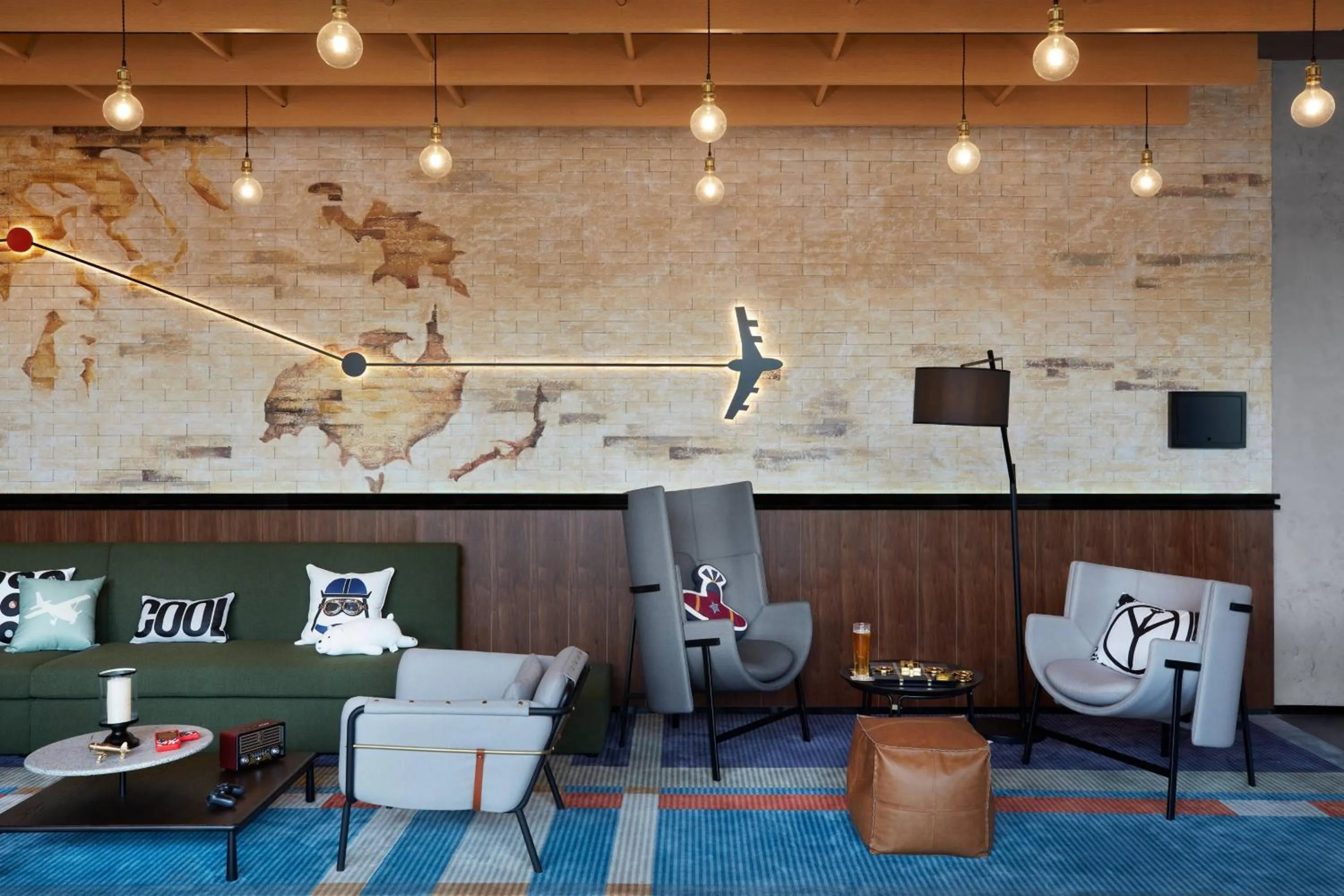 Lobby or reception in Moxy Shanghai Hongqiao NECC