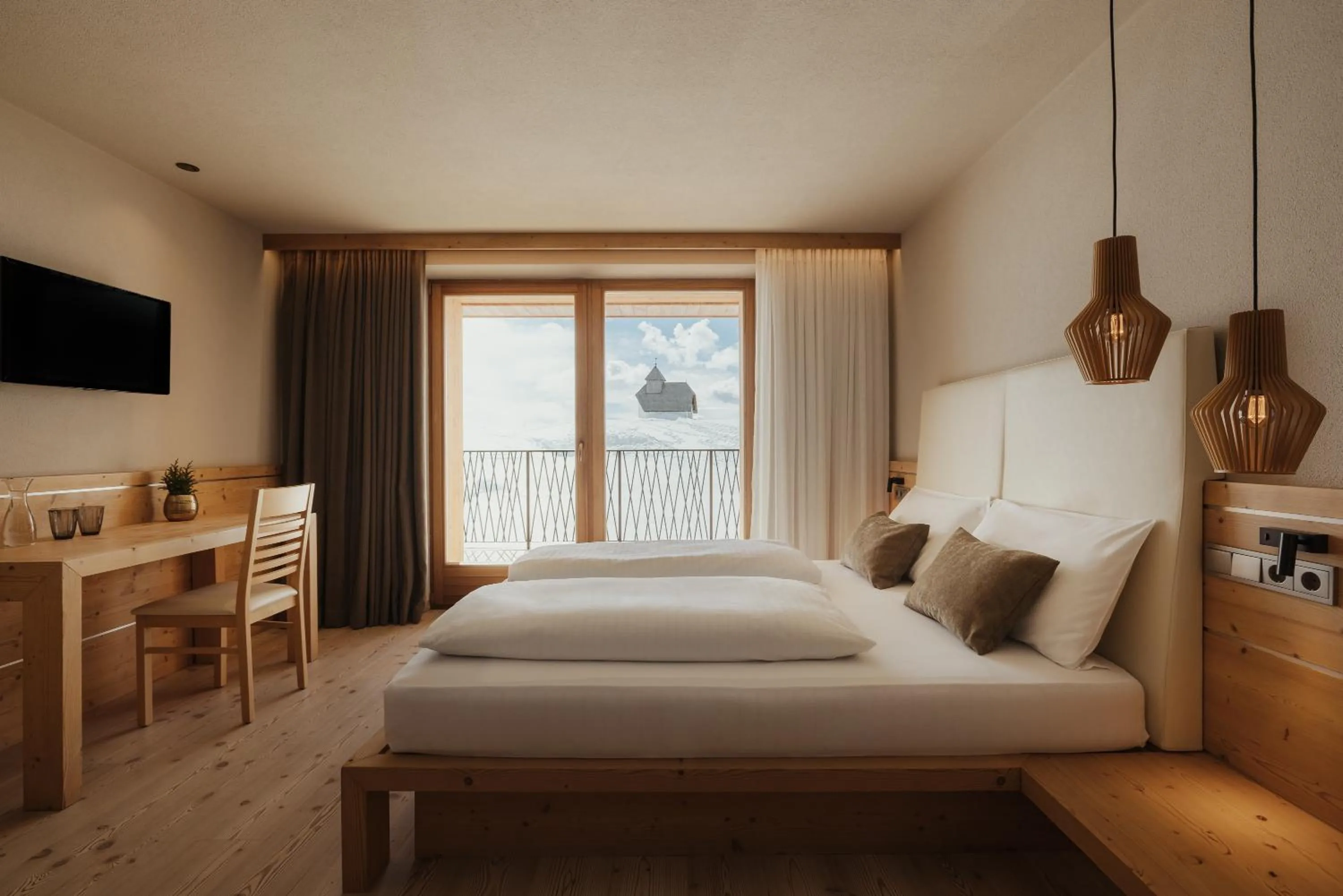Bed in Rifugio Alpino Pralongià
