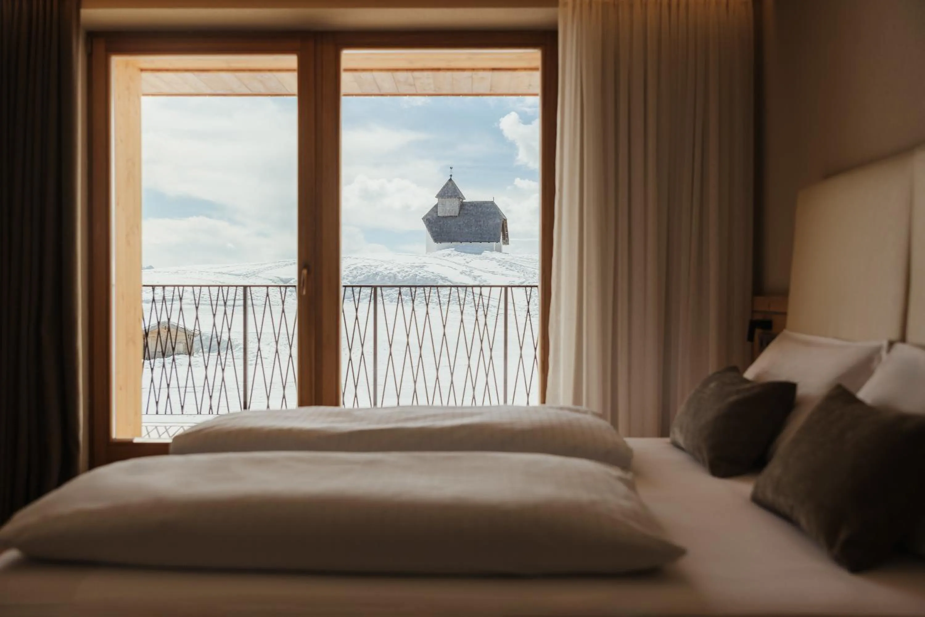 Bed in Rifugio Alpino Pralongià