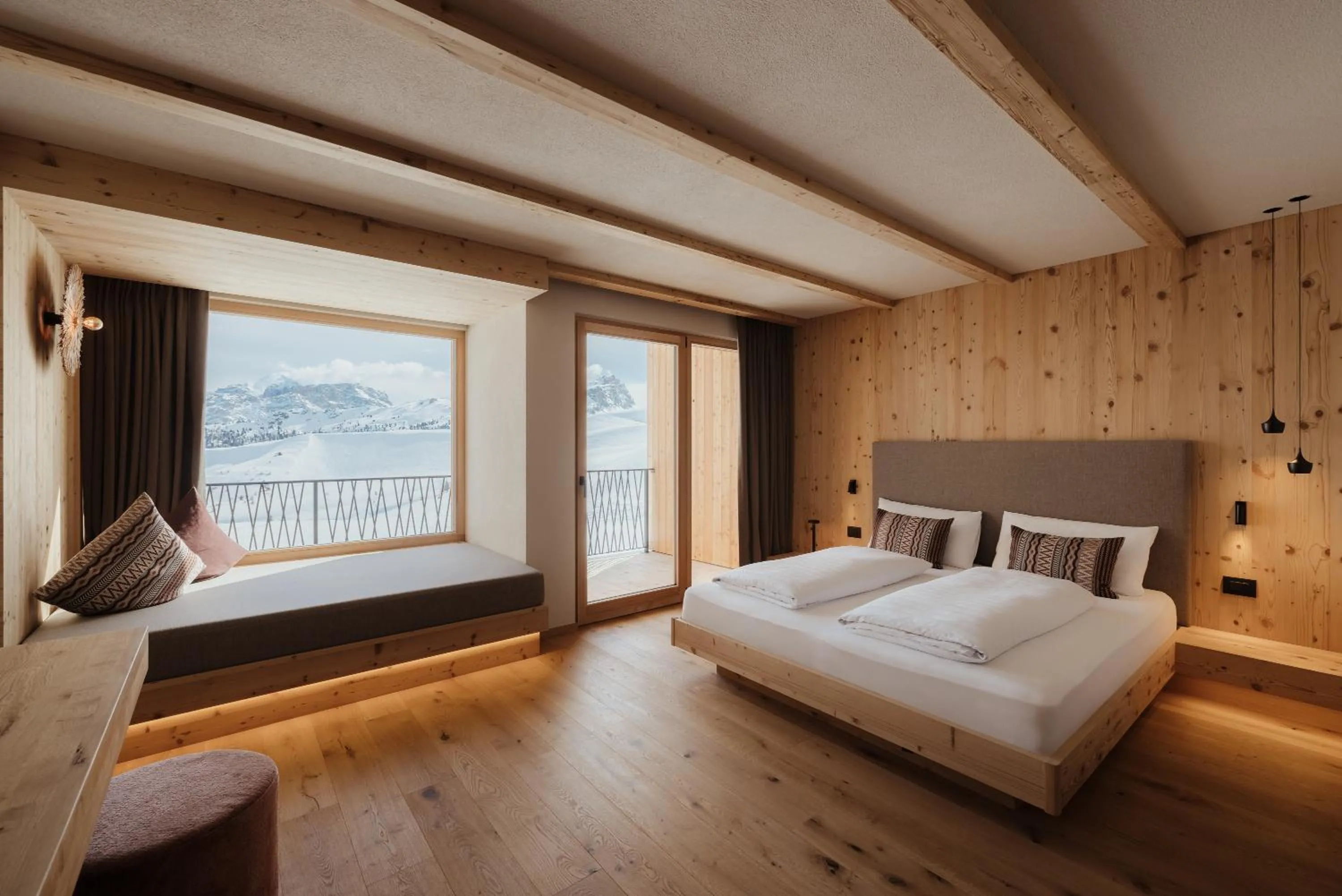 Bed in Rifugio Alpino Pralongià