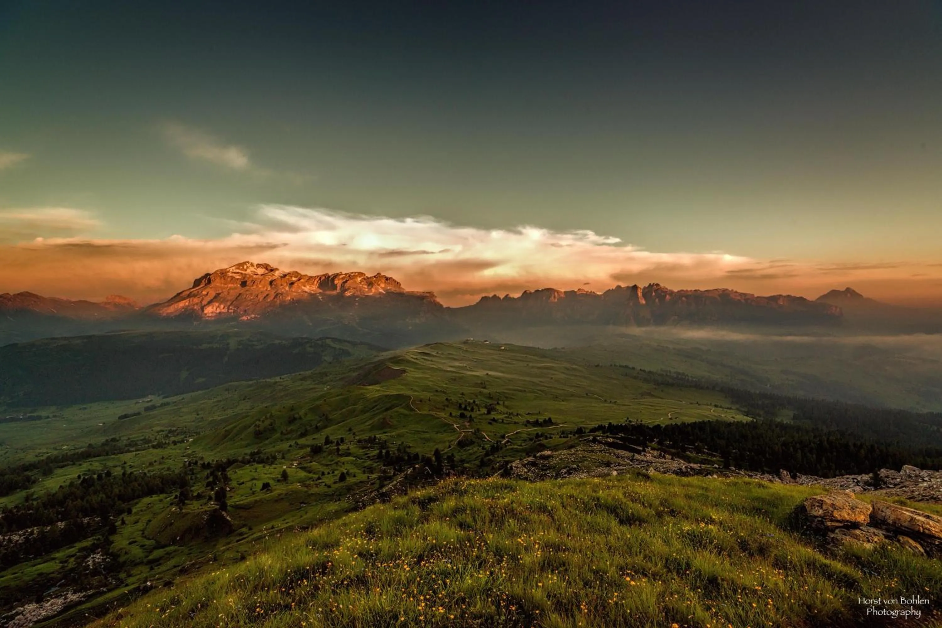 Natural landscape in Rifugio Alpino Pralongià
