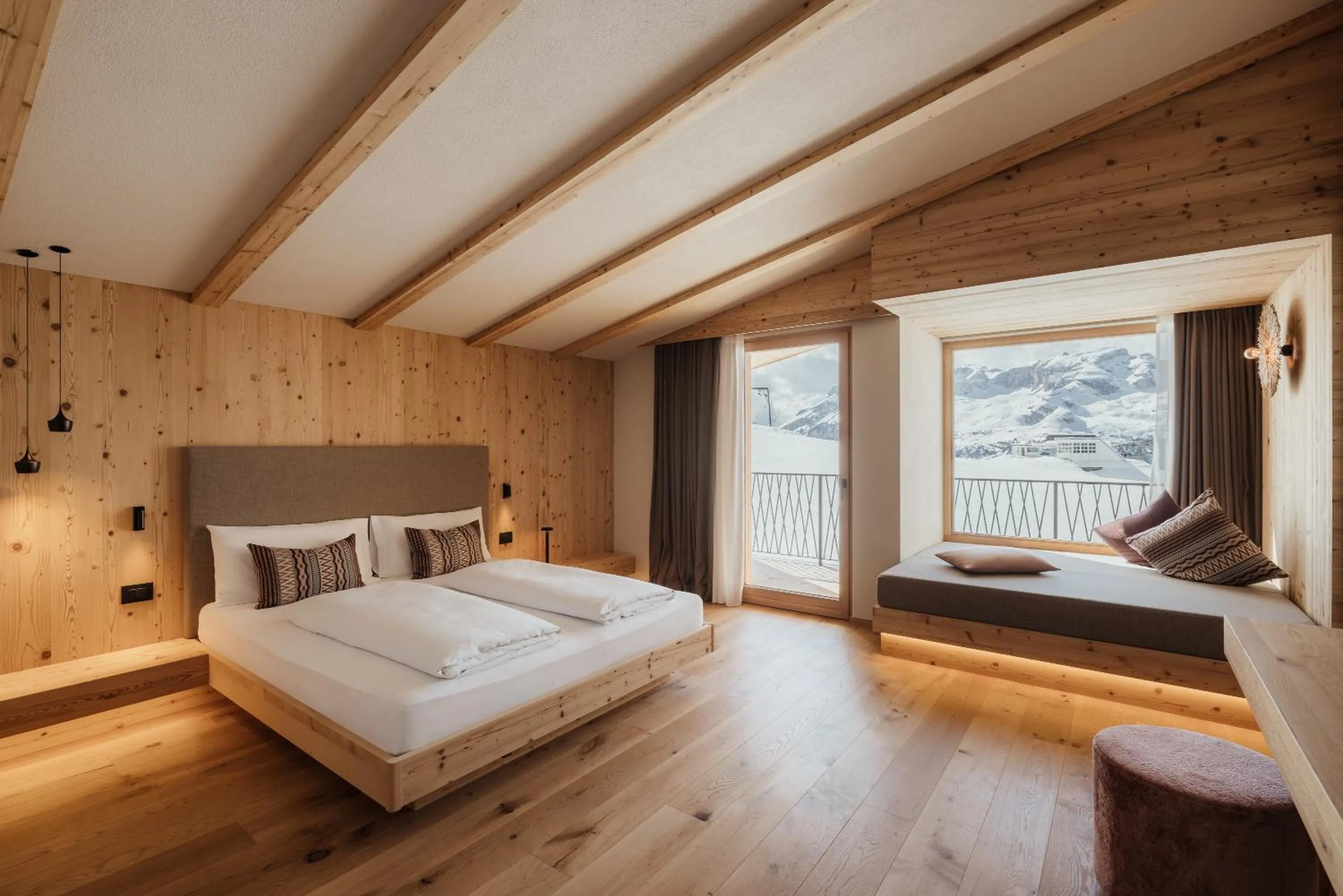 Bed in Rifugio Alpino Pralongià