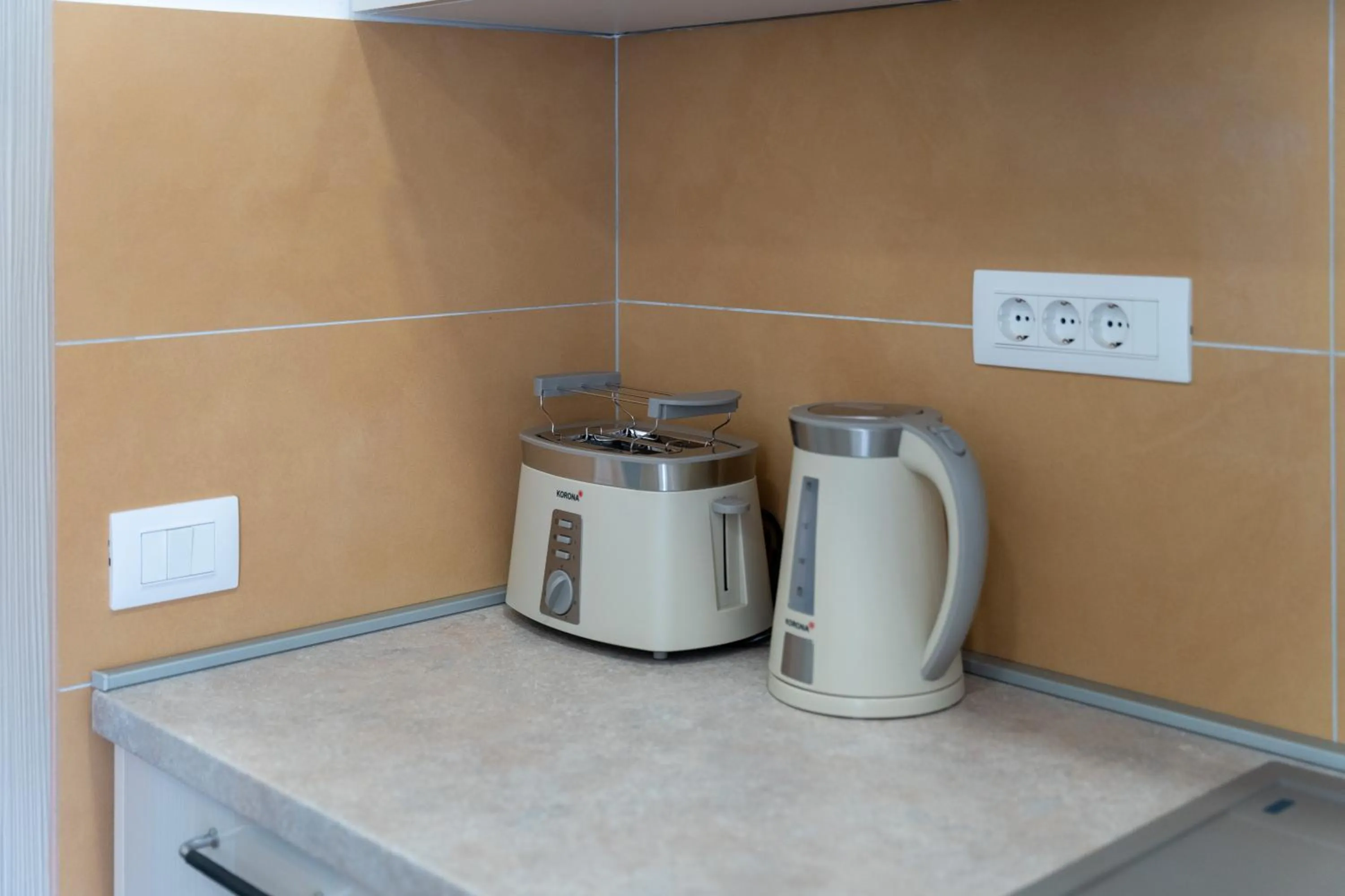 Communal kitchen in Polesana Rooms