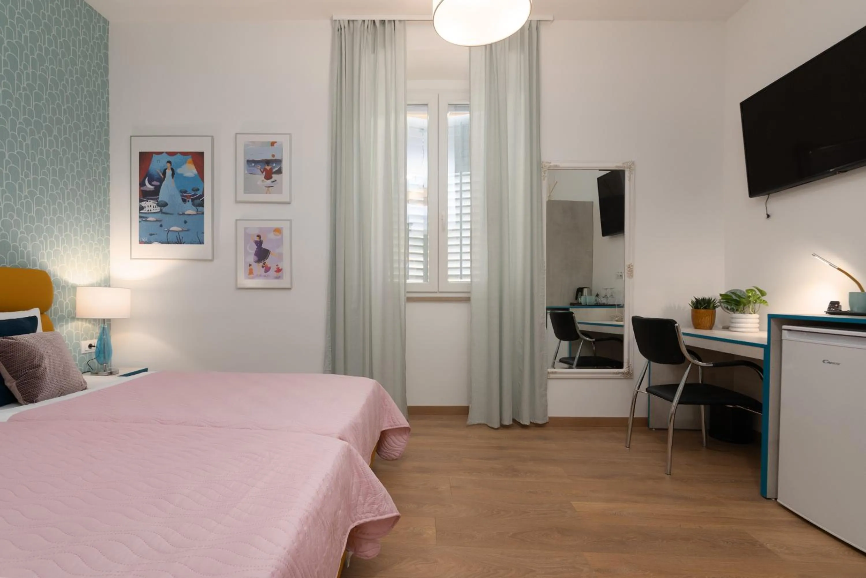 Bed in Polesana Rooms