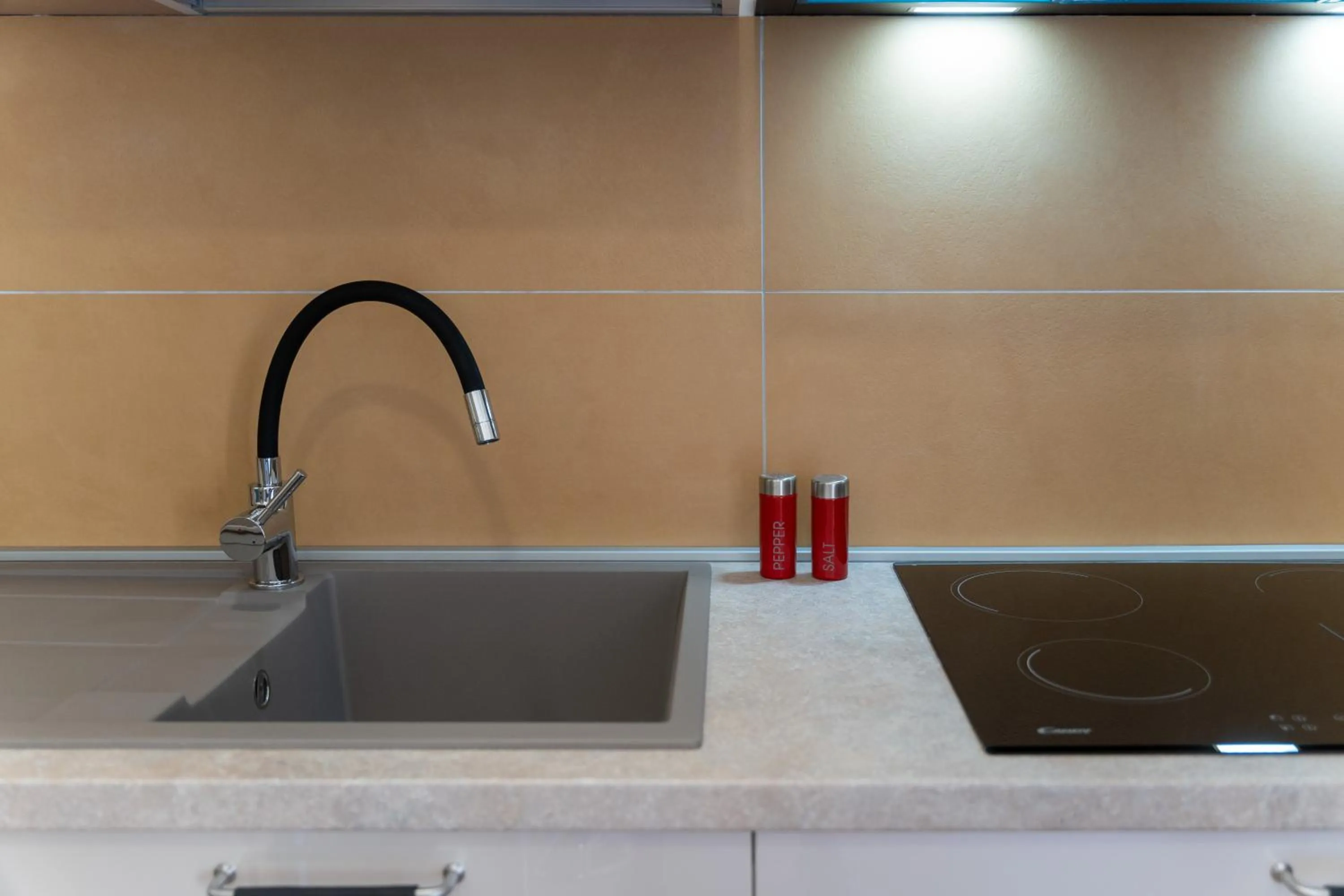 Communal kitchen in Polesana Rooms