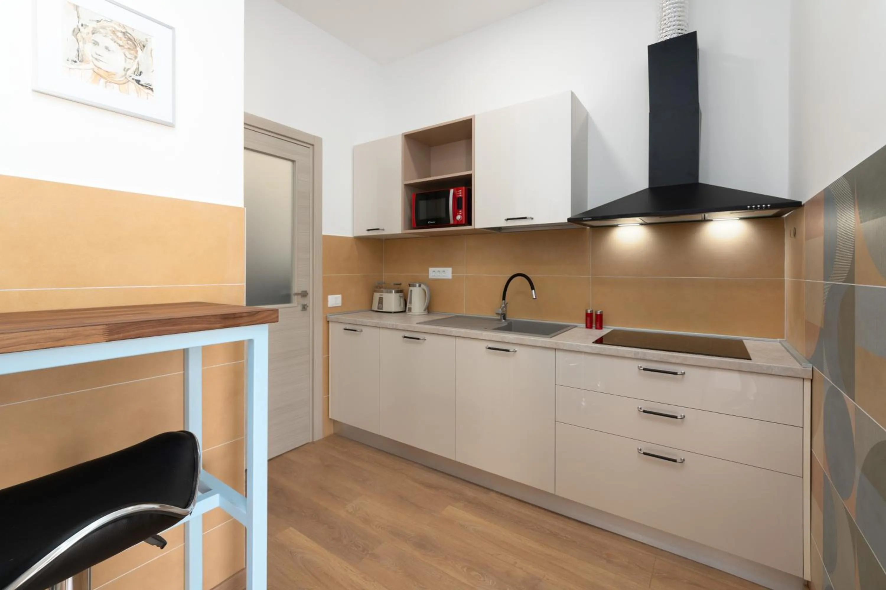 Communal kitchen in Polesana Rooms