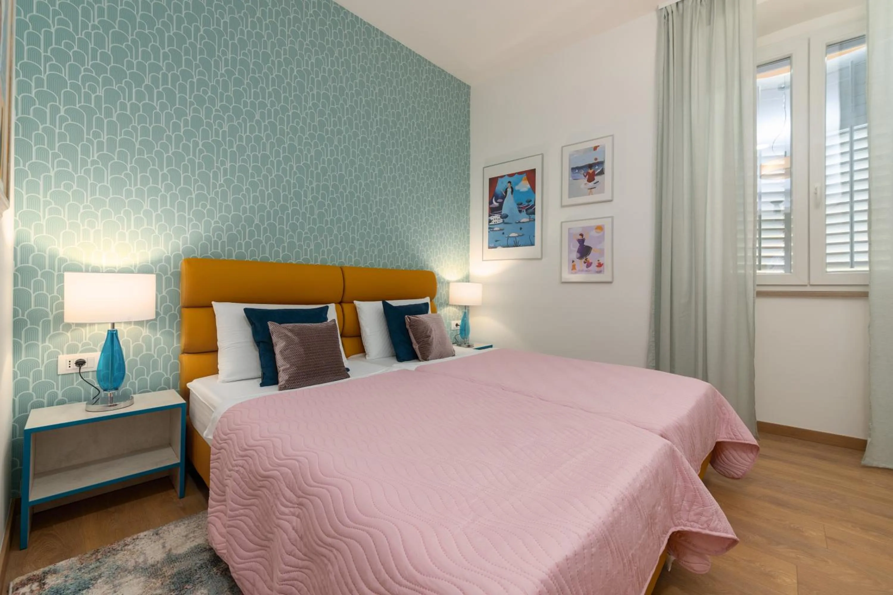 Bed in Polesana Rooms