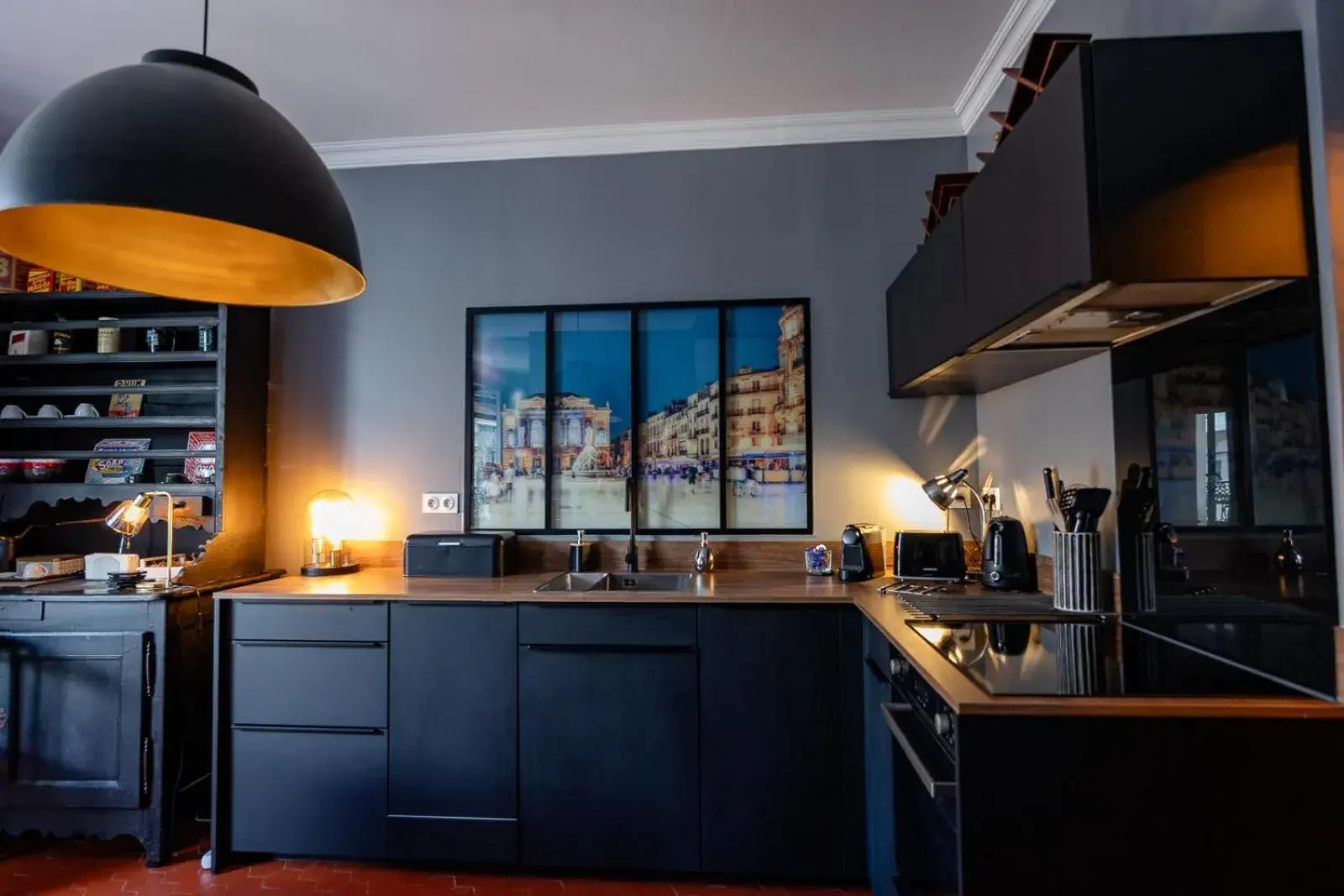 kitchen in Casa Roma Montpellier Bed&Breakfast chambres d hôte kitchen in Casa Roma Montpellier Bed&Breakfast chambres d hôte