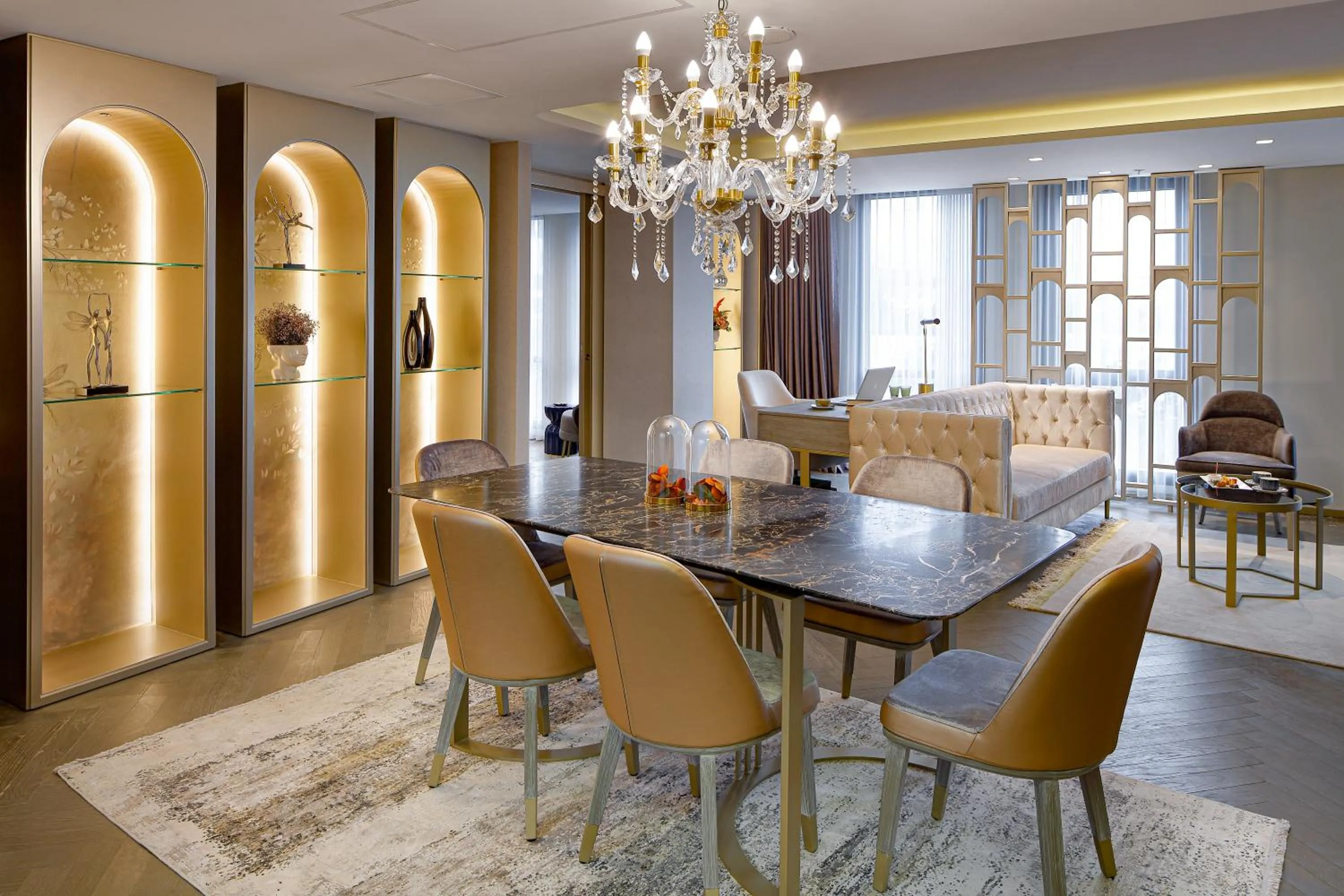 Living room in Wanda Vista Istanbul