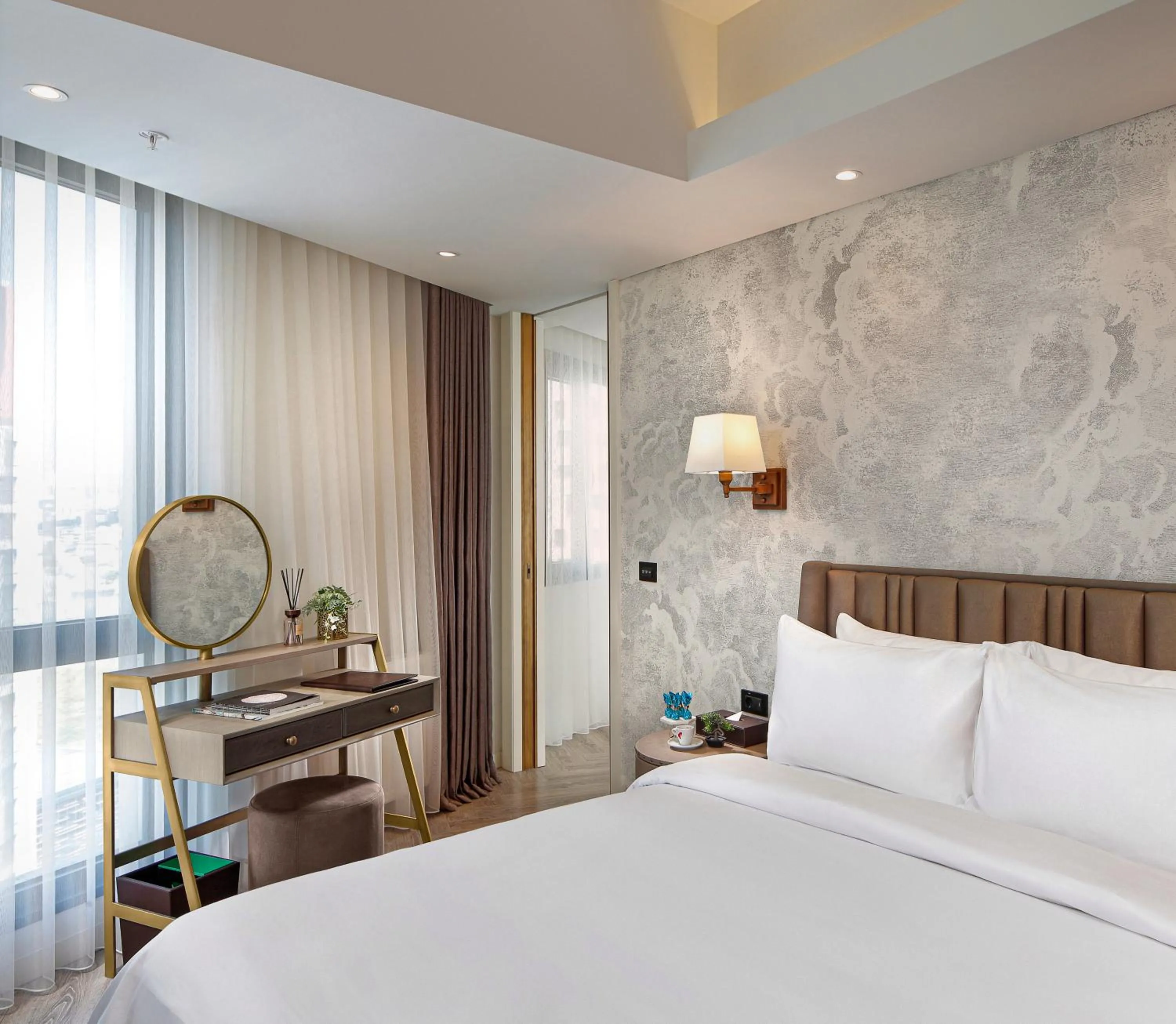 Bed in Wanda Vista Istanbul