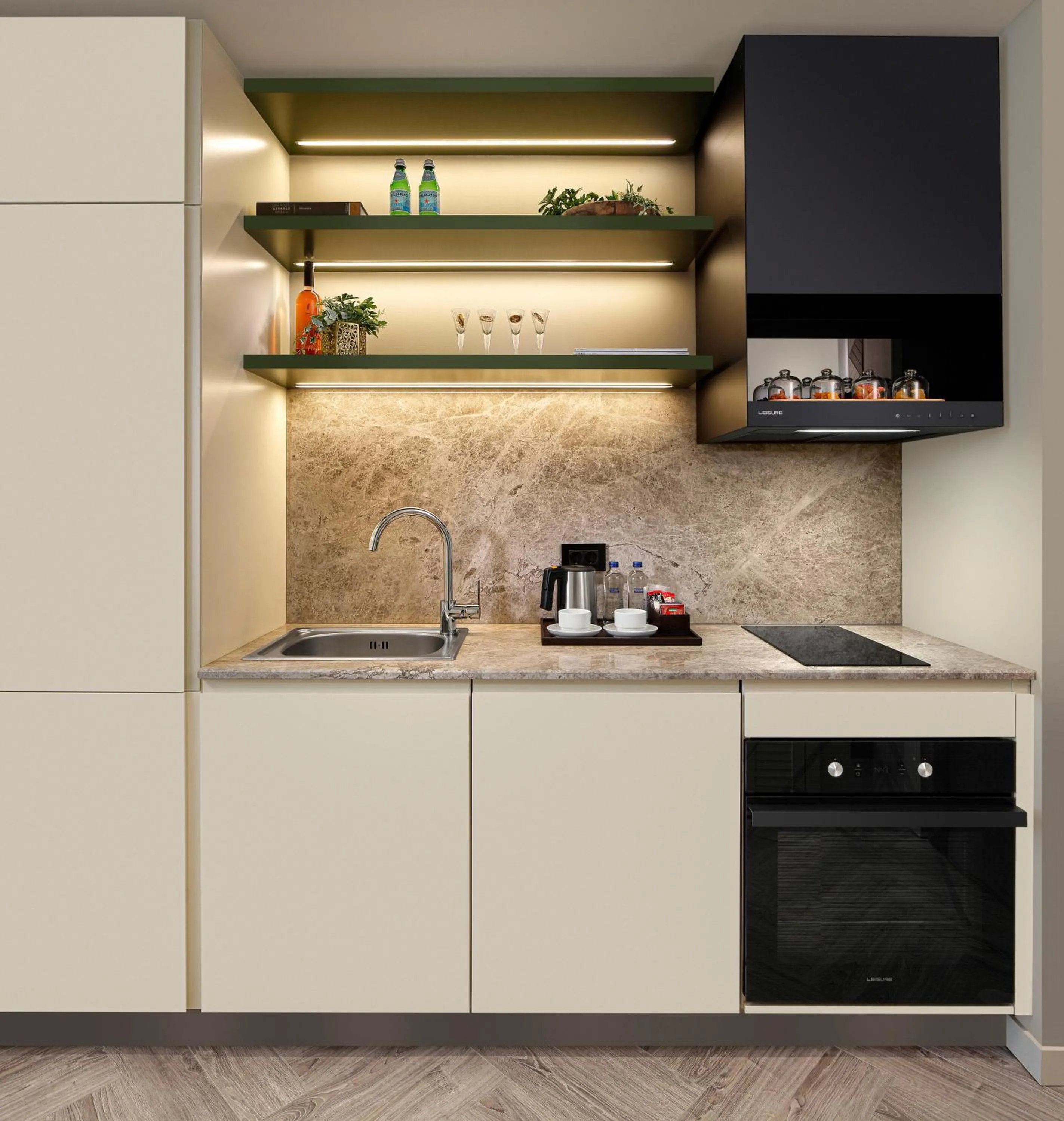 kitchen in Wanda Vista Istanbul