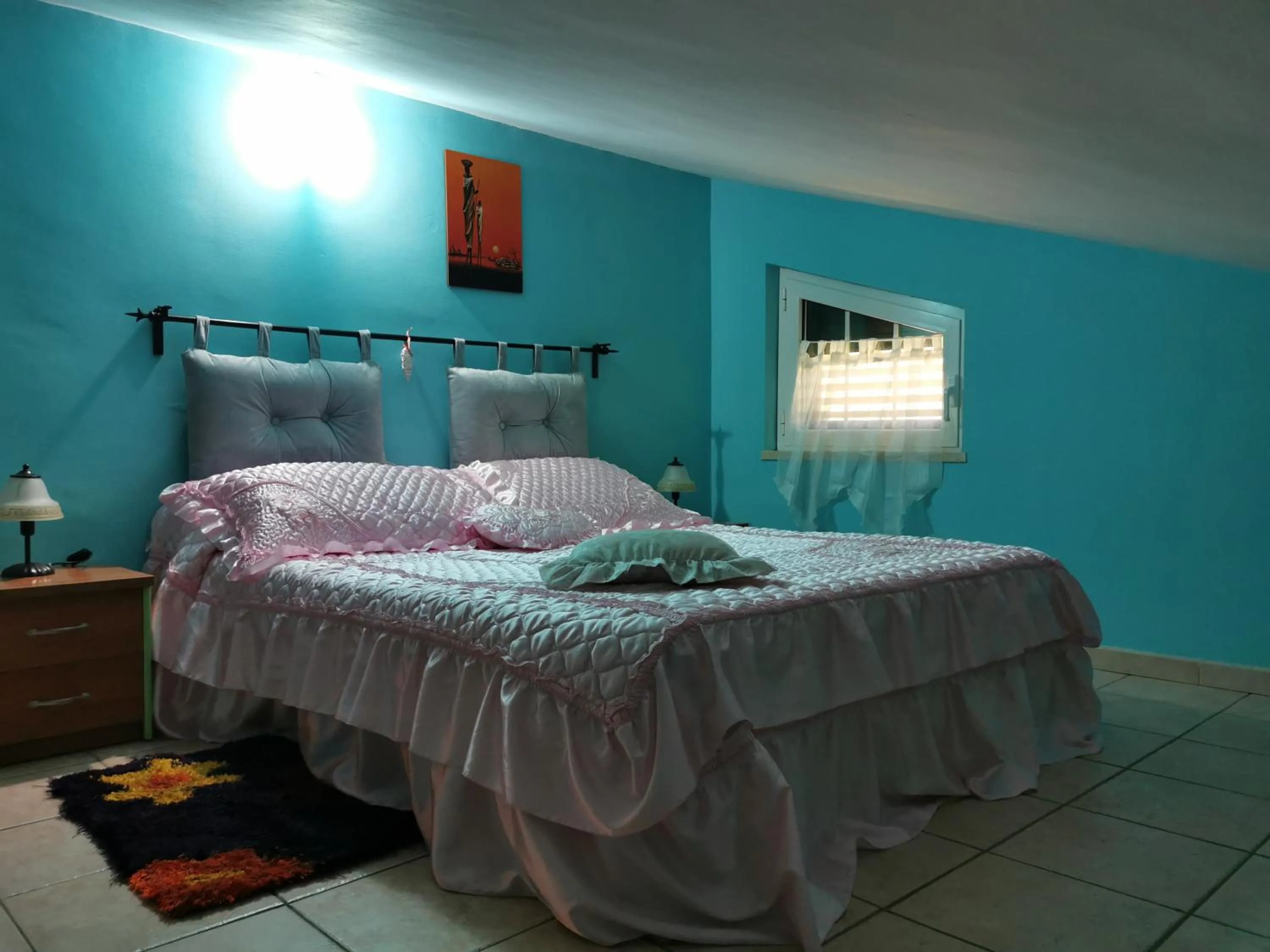 Bed in Alloggio turistico Id 14737 La mansarda Free Parking, wi-fi