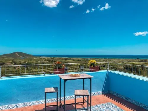 panoramic ROOMS Fora e ' Muros with sea view common terrace , Ammentos Posada