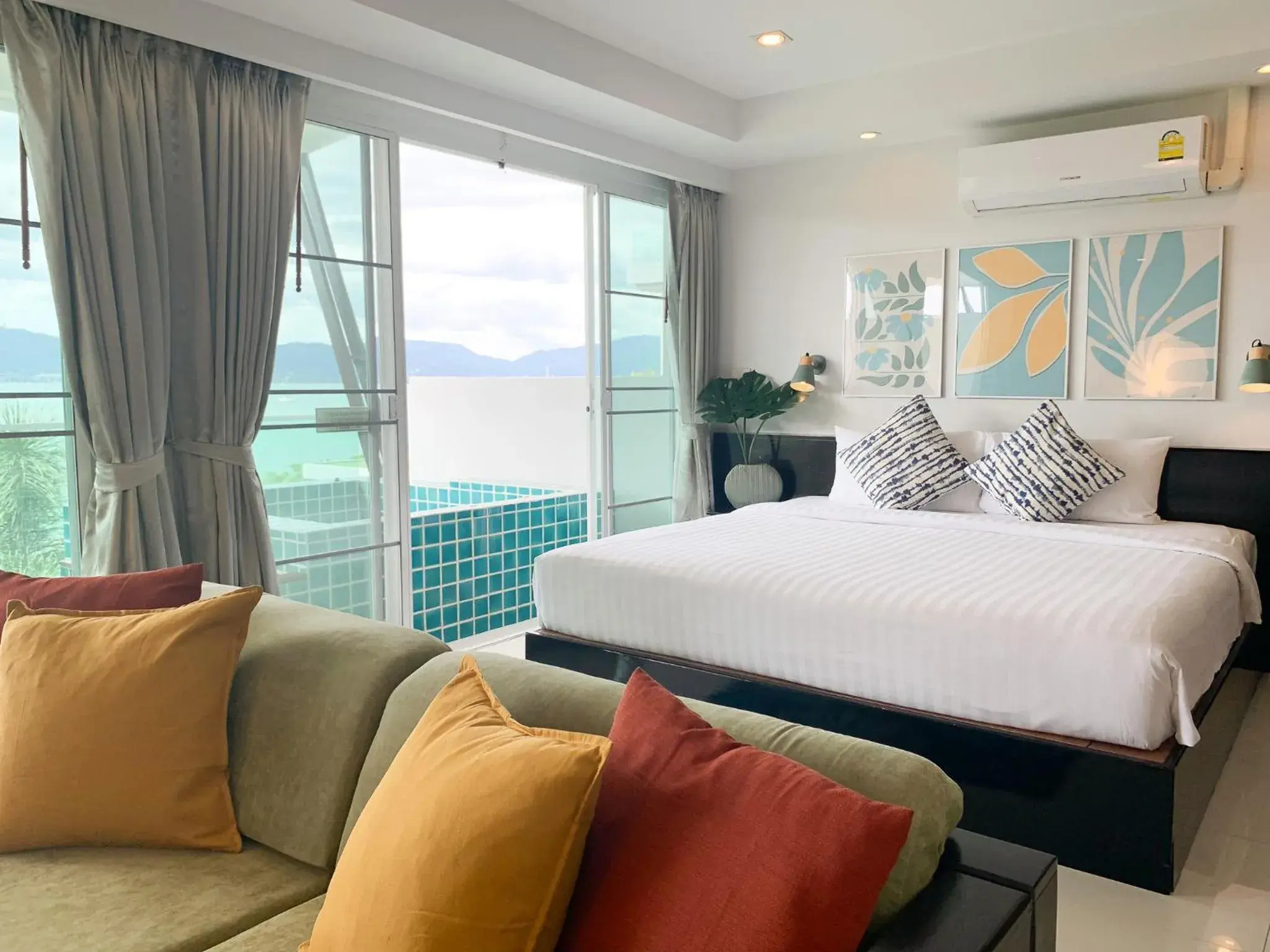 Deluxe Double Room with Sea View in Davina Beach Homes Deluxe Double Room with Sea View in Davina Beach Homes