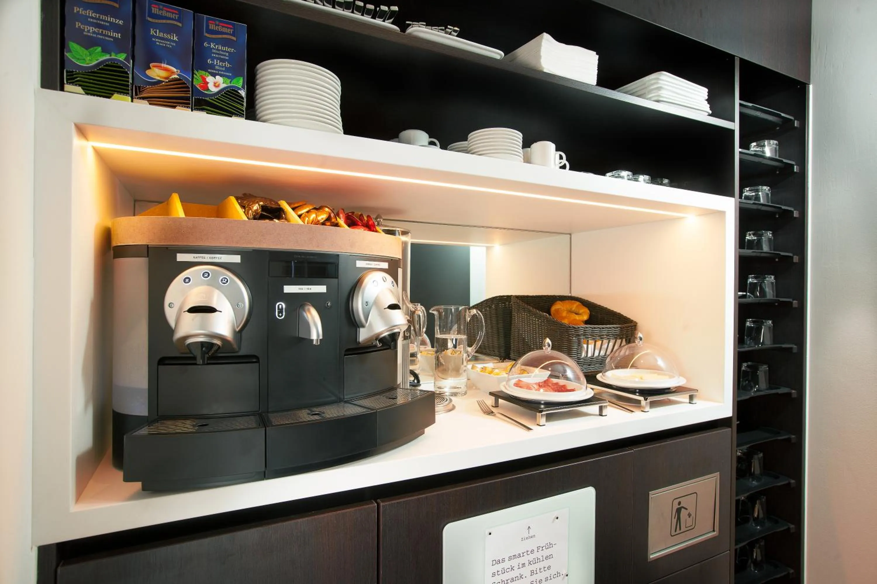 Buffet breakfast in b-smart motel Sevelen