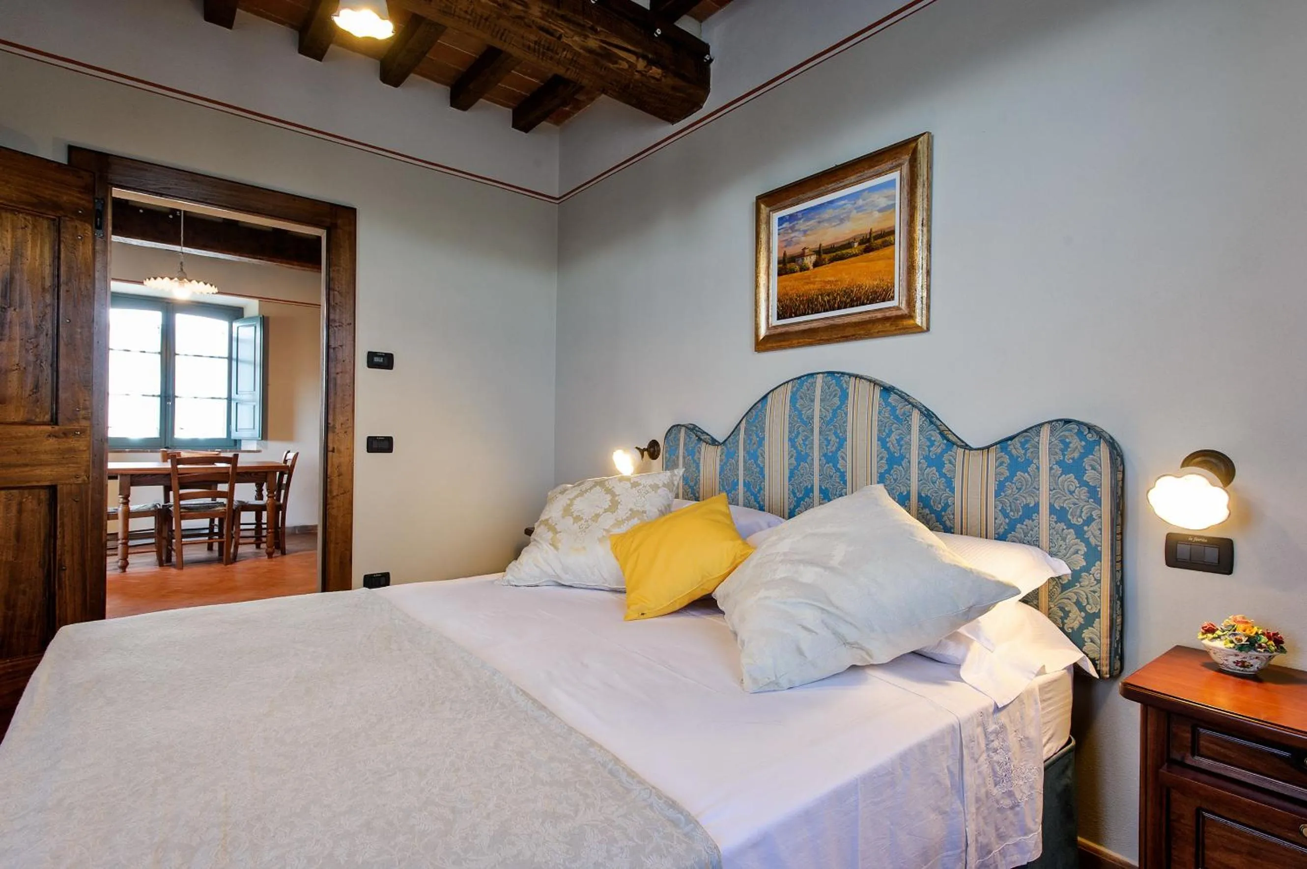 Bedroom, Bed in Casa Vacanze La Fiorita