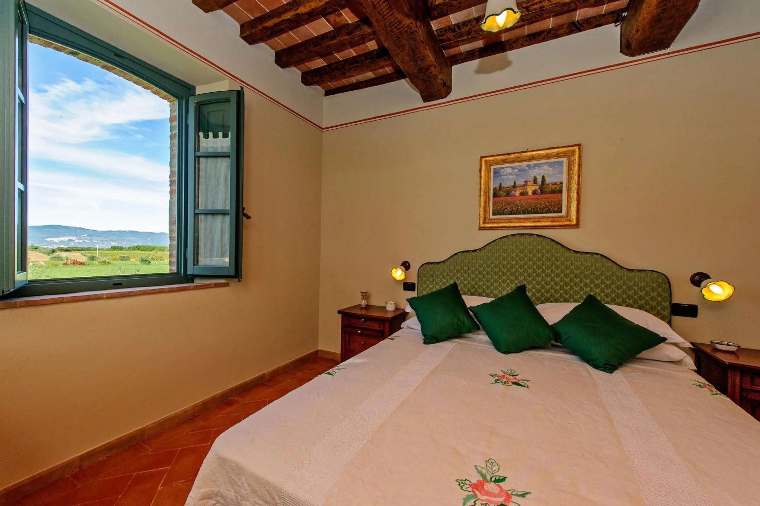 Bedroom, Bed in Casa Vacanze La Fiorita