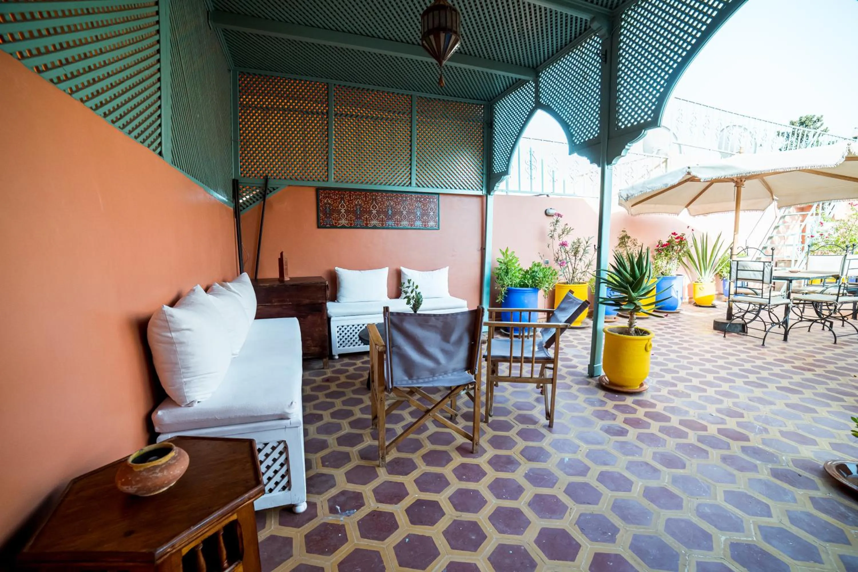 Patio in Riad Inaka