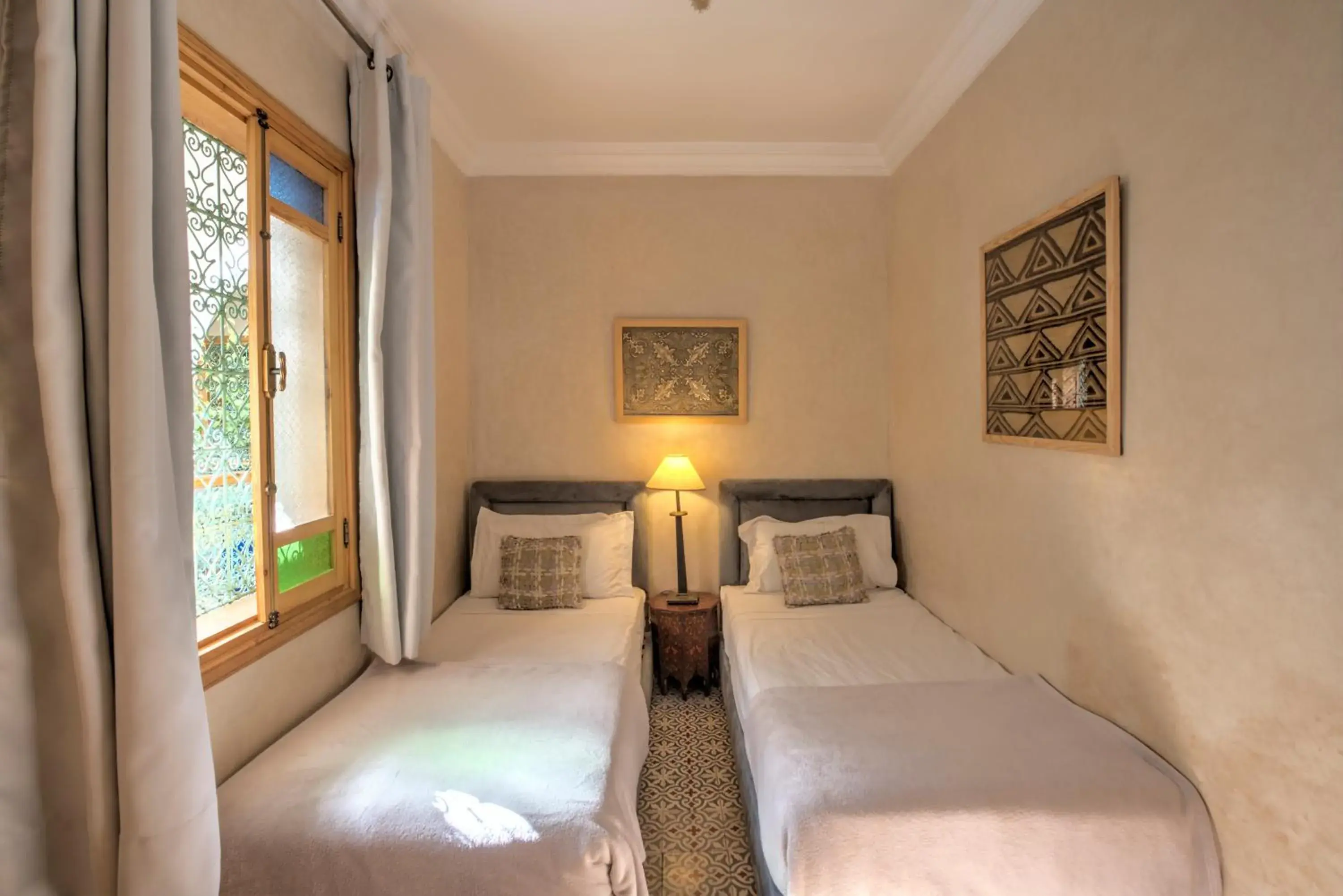 Lilas Twin Room in Riad Inaka Lilas Twin Room in Riad Inaka