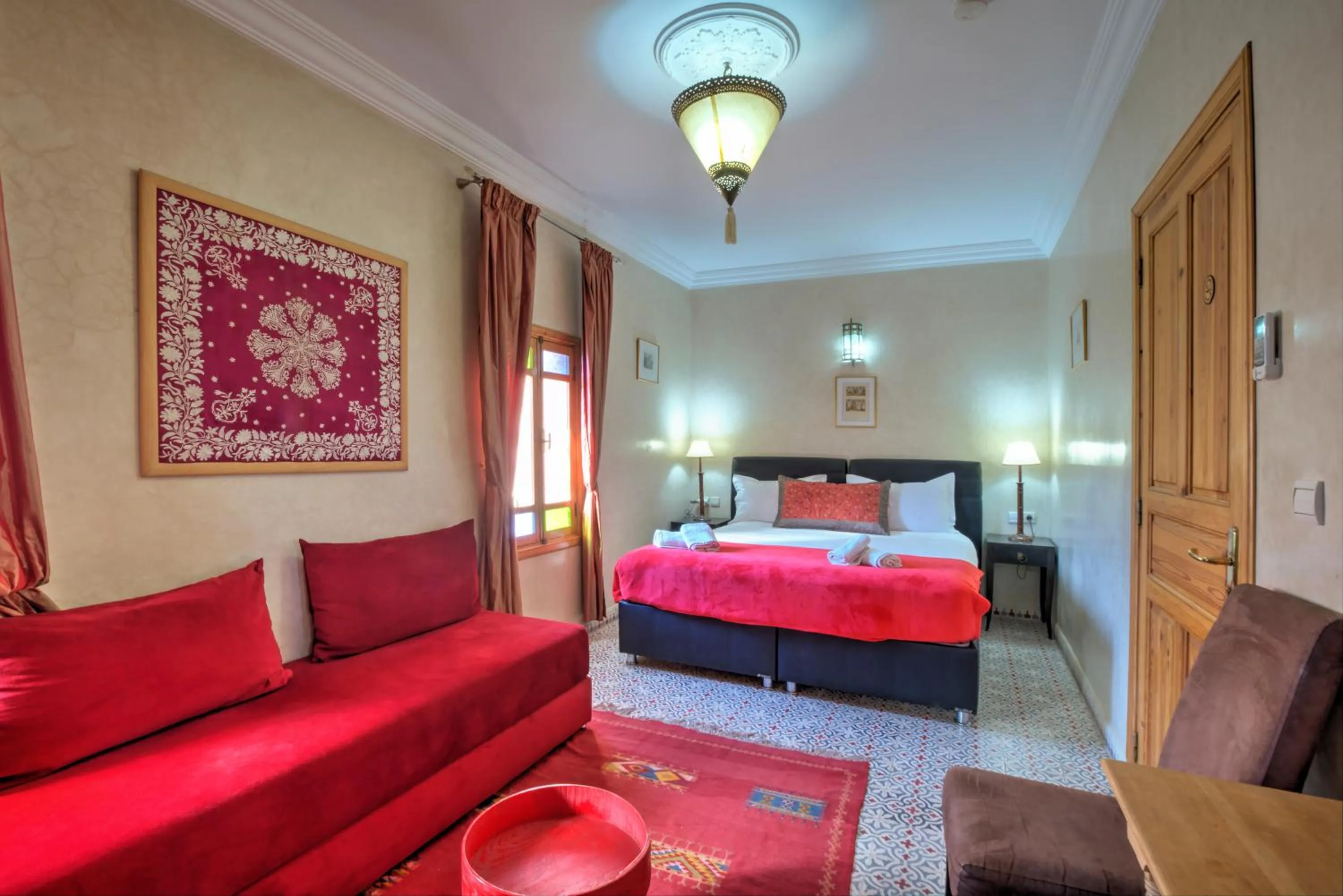 Bed in Riad Inaka