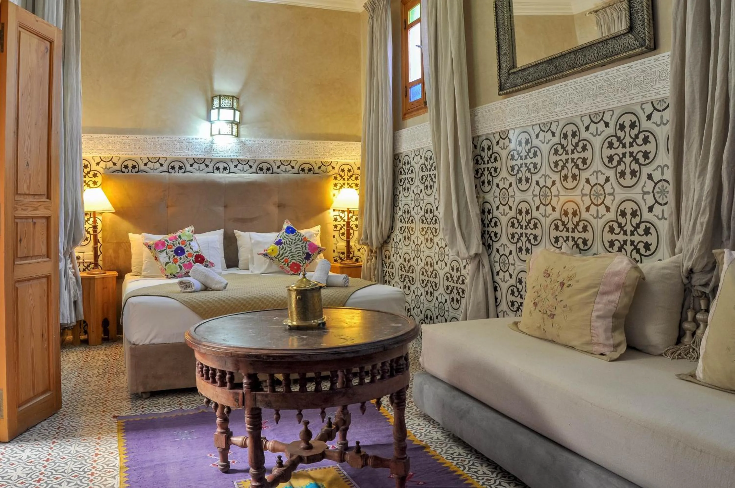 Bedroom, Bed in Riad Inaka