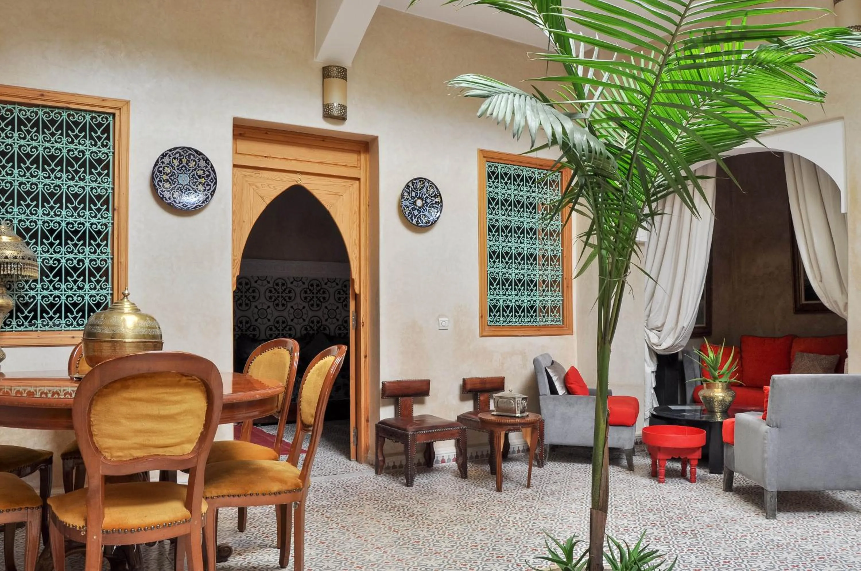 Dining area in Riad Inaka