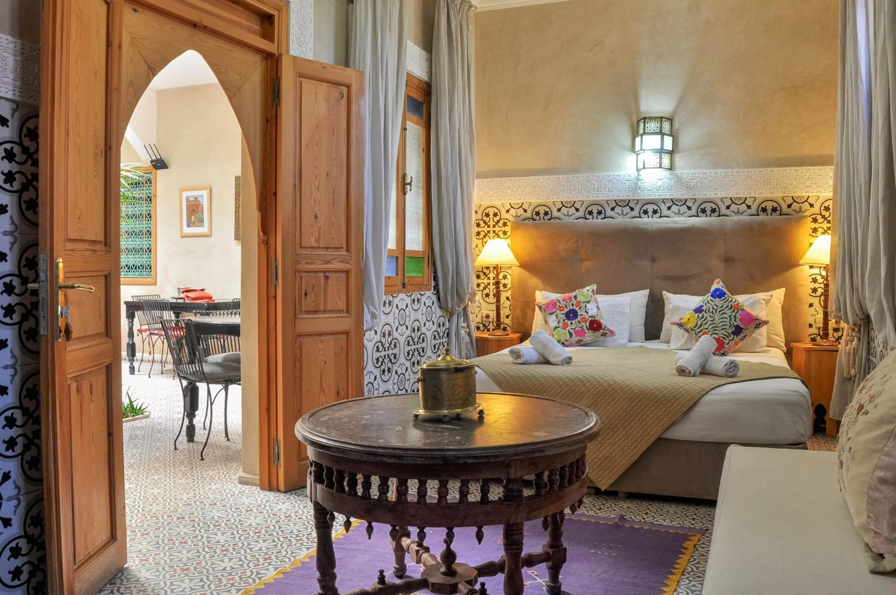 Bedroom, Bed in Riad Inaka