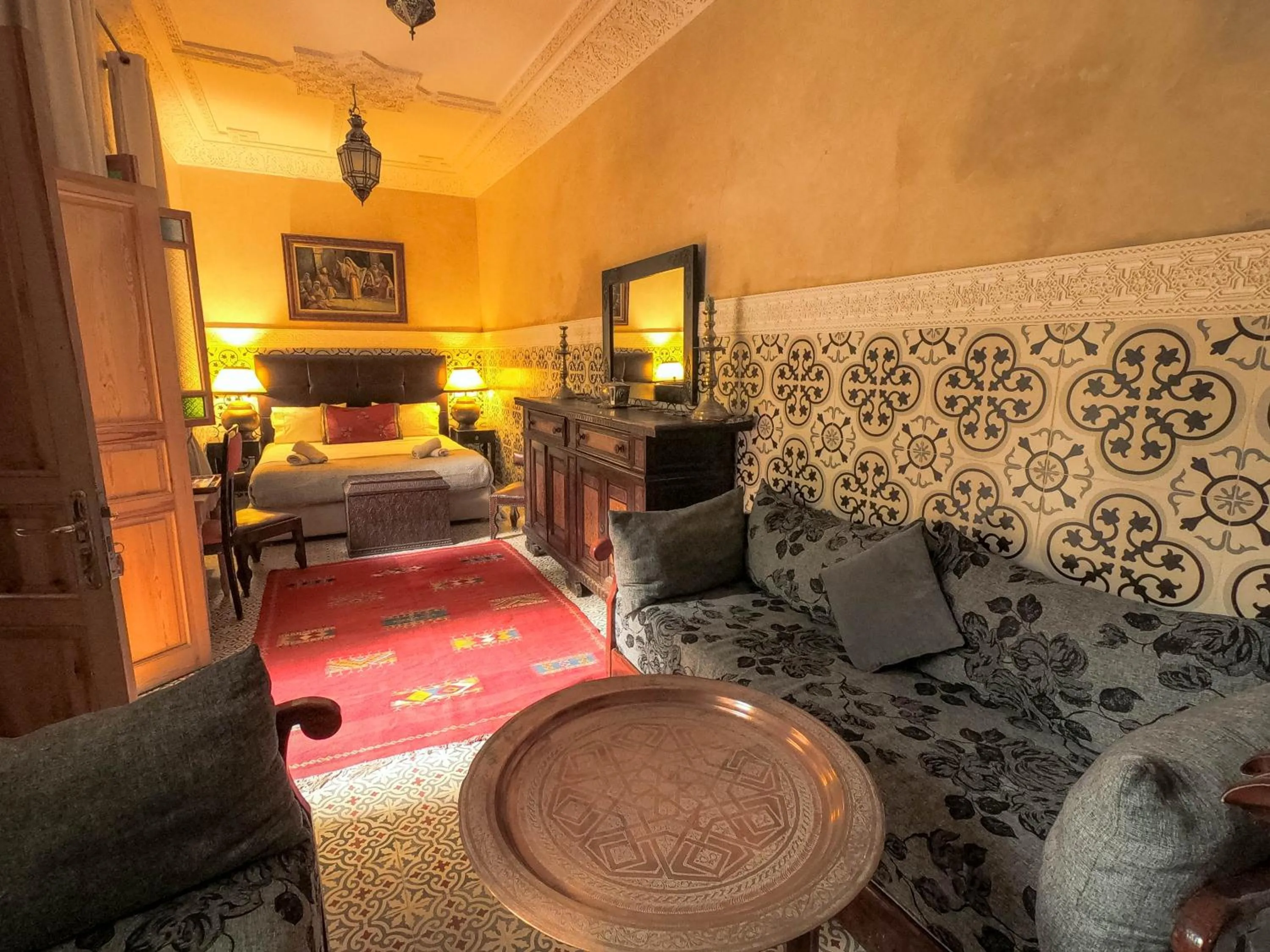 Bedroom, Bed in Riad Inaka