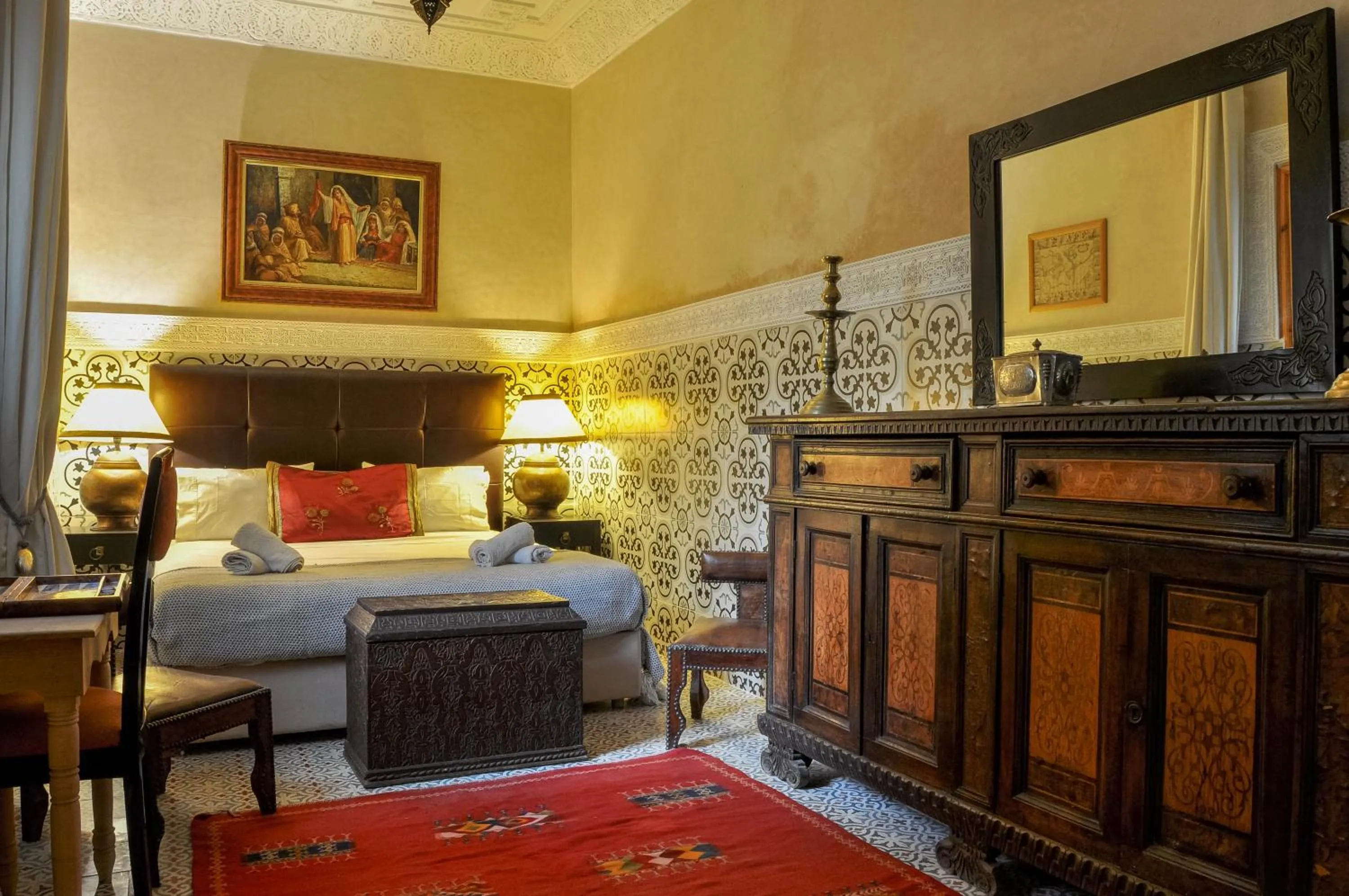 Bedroom, Bed in Riad Inaka