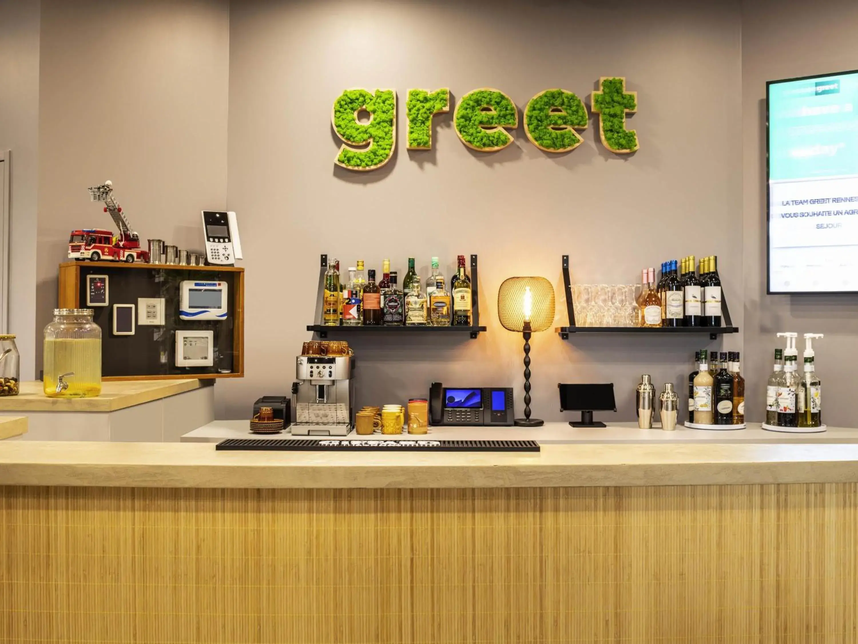 Lounge or bar in greet Hotel Rennes Pace Lounge or bar in greet Hotel Rennes Pace