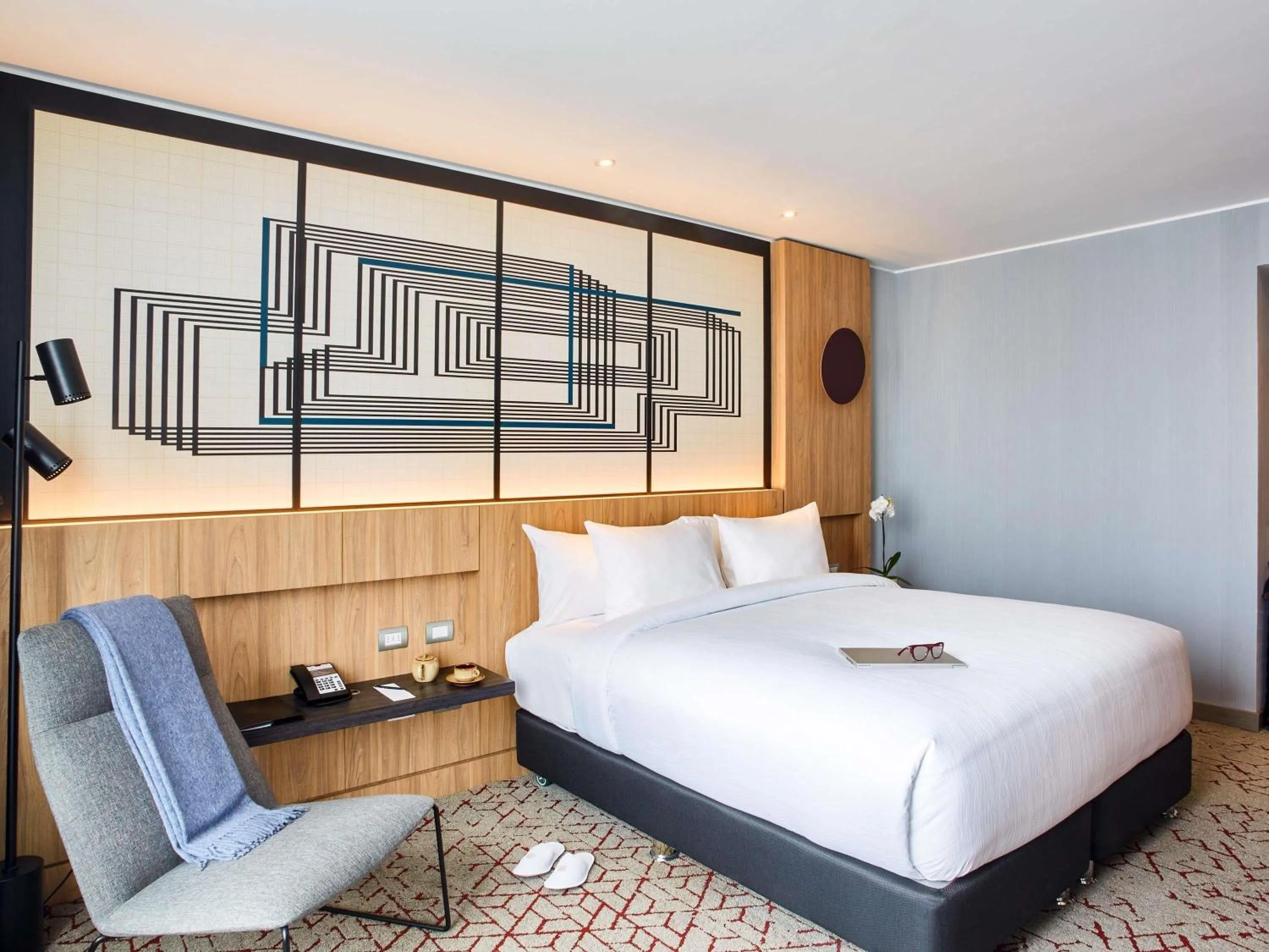 Bedroom, Bed in Pullman Lima Miraflores