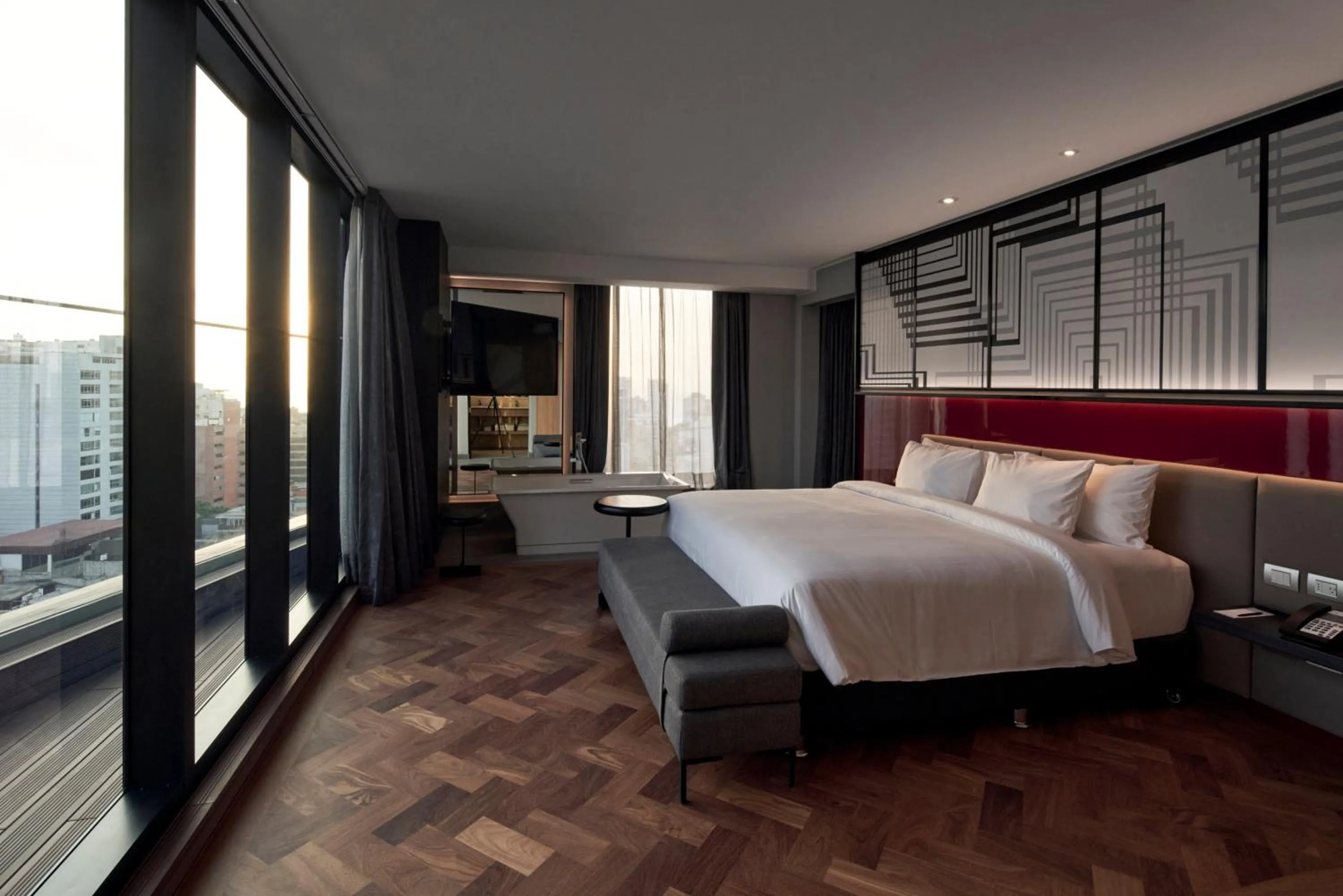 Bedroom, Bed in Pullman Lima Miraflores