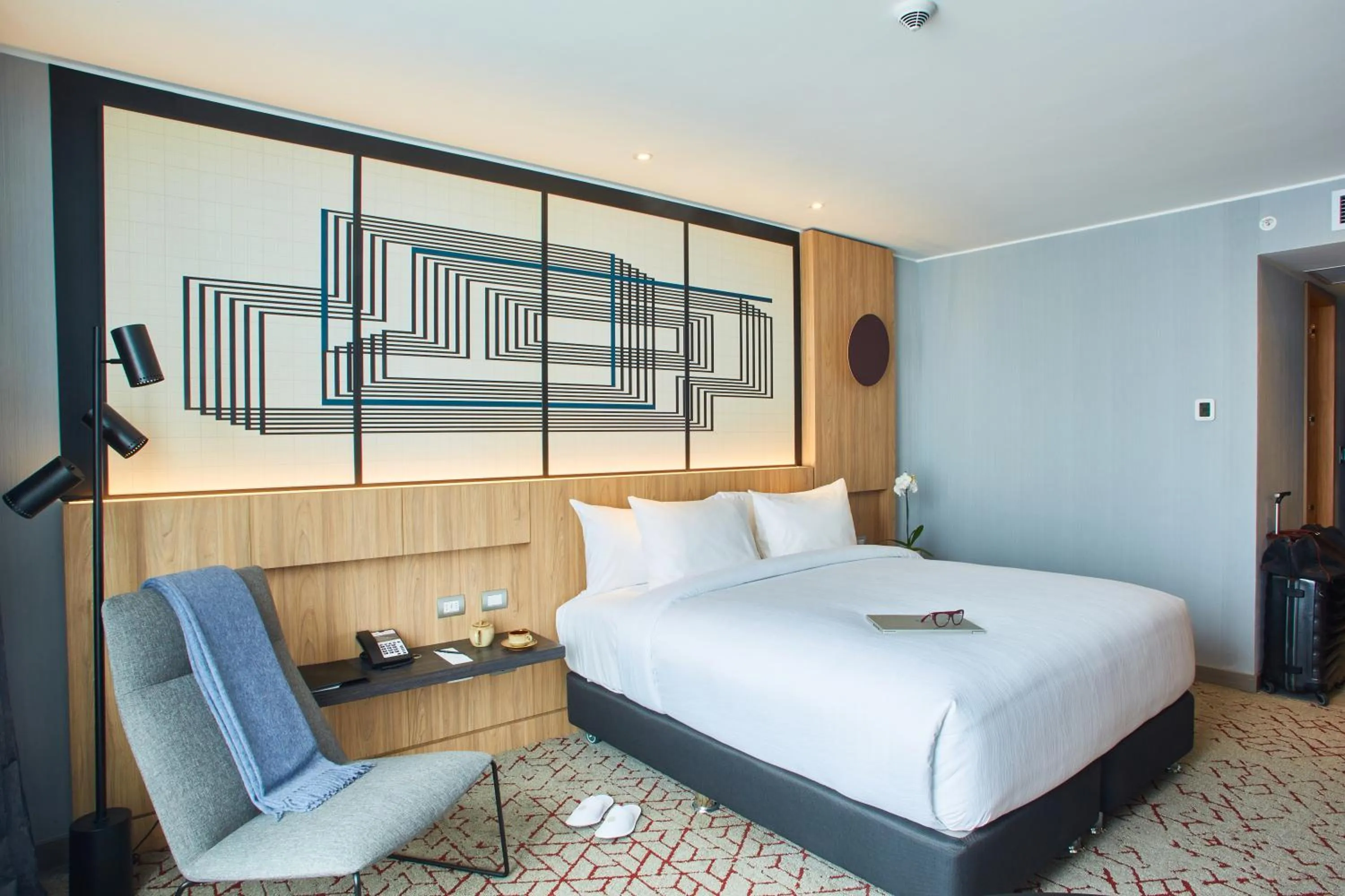 Bedroom, Bed in Pullman Lima Miraflores