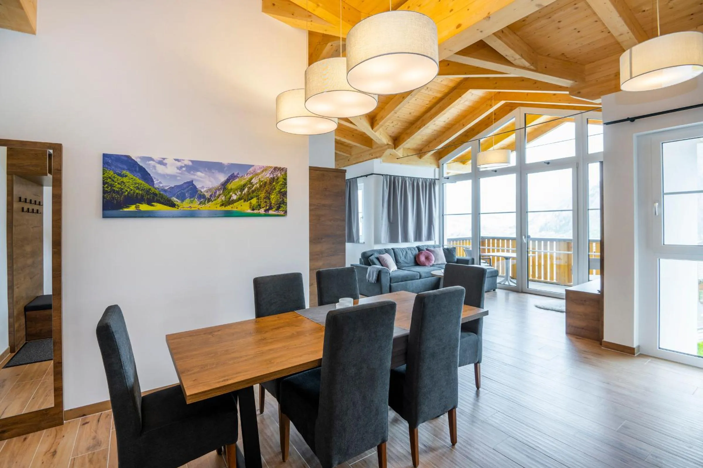 Balcony/Terrace in AlpenParks Hotel & Apartment Alpendorf