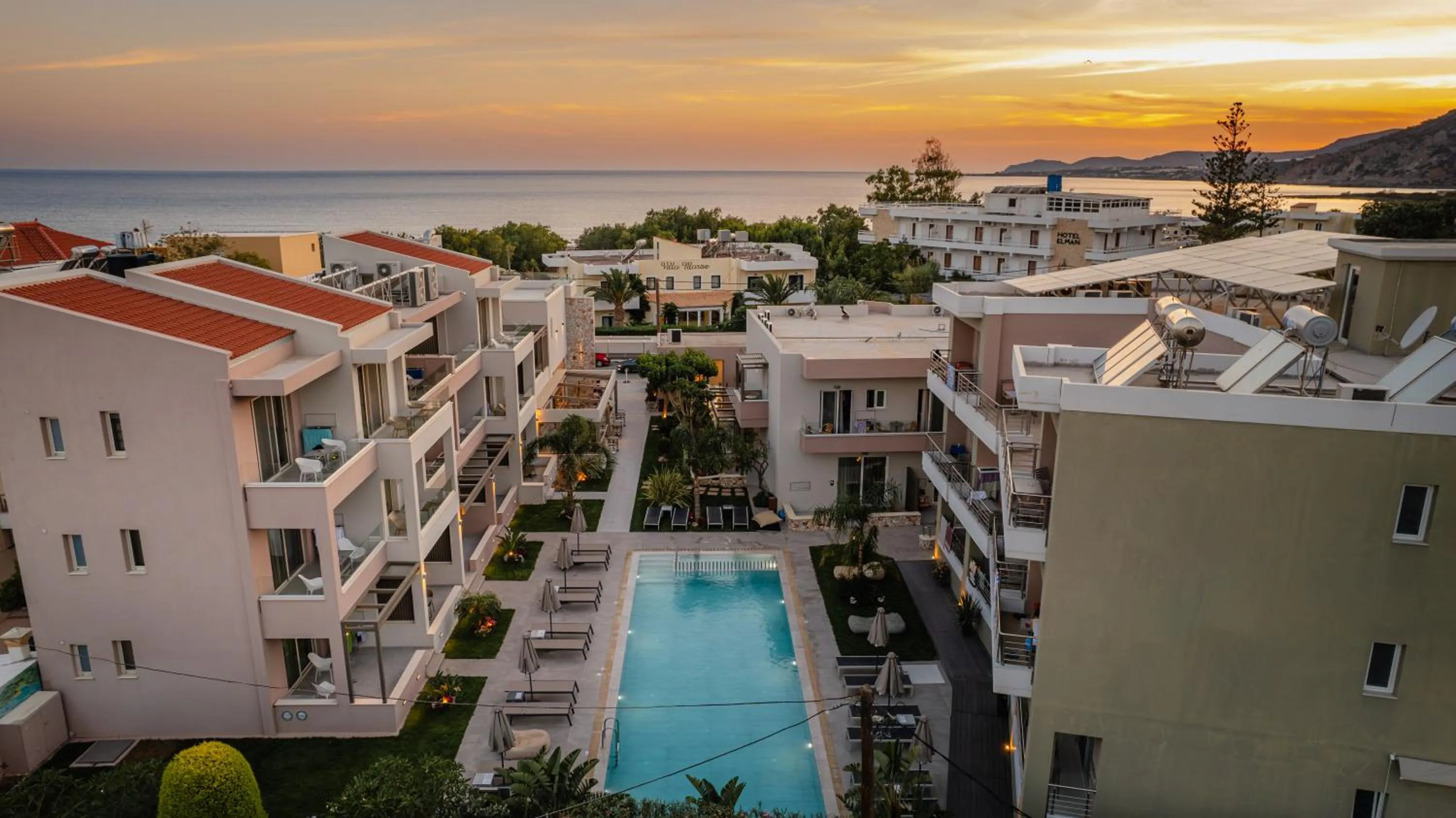 Bird's eye view in Relax Hotel