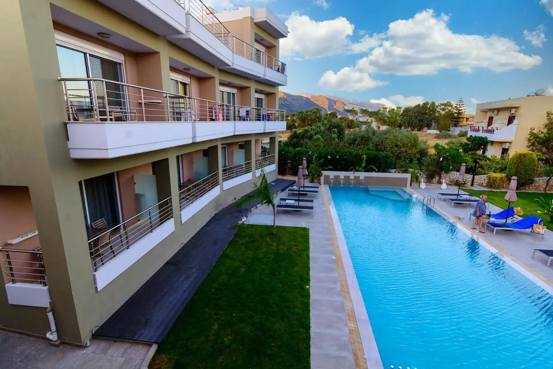Pool view in Relax Hotel Pool view in Relax Hotel