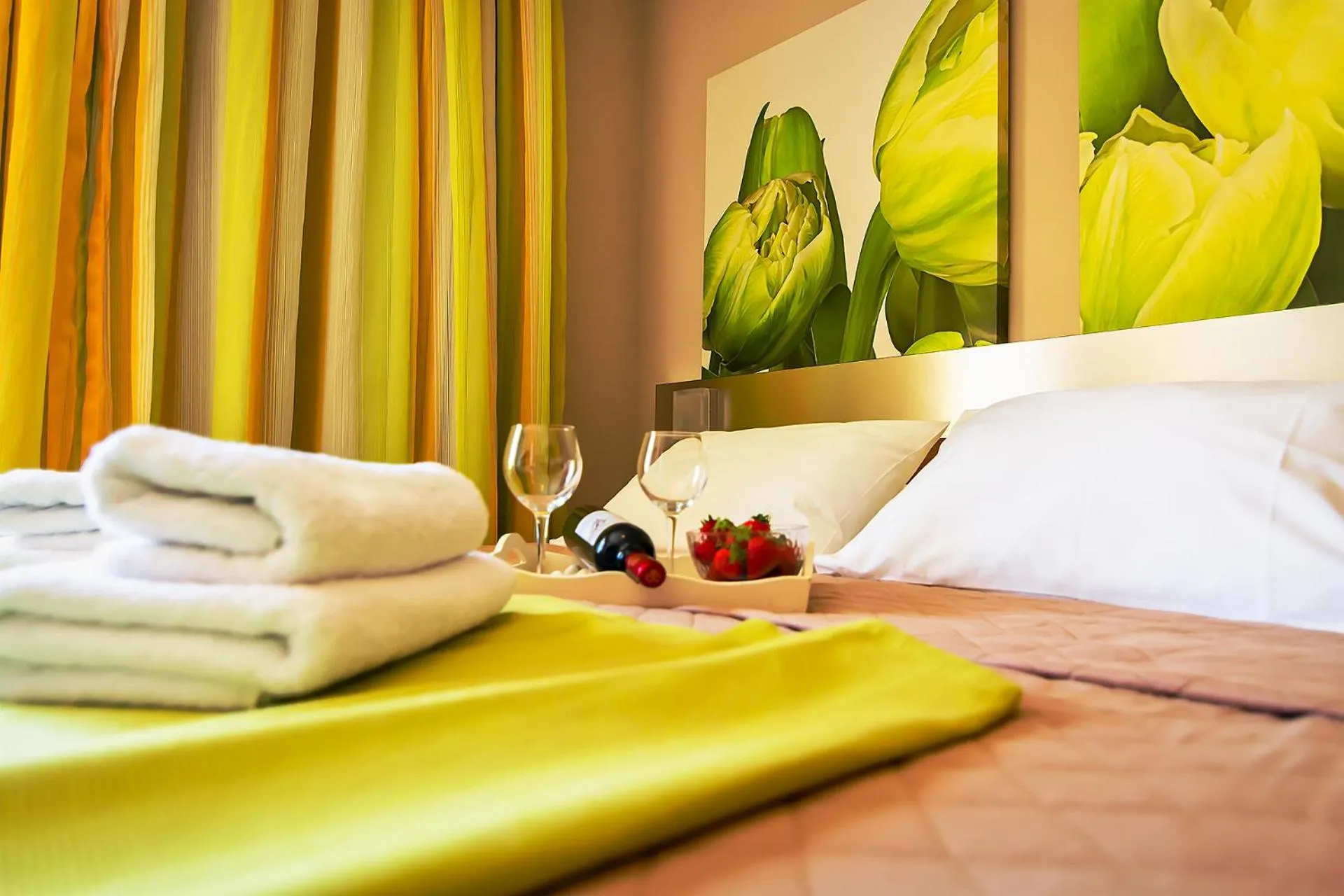 Decorative detail, Bed in Relax Hotel