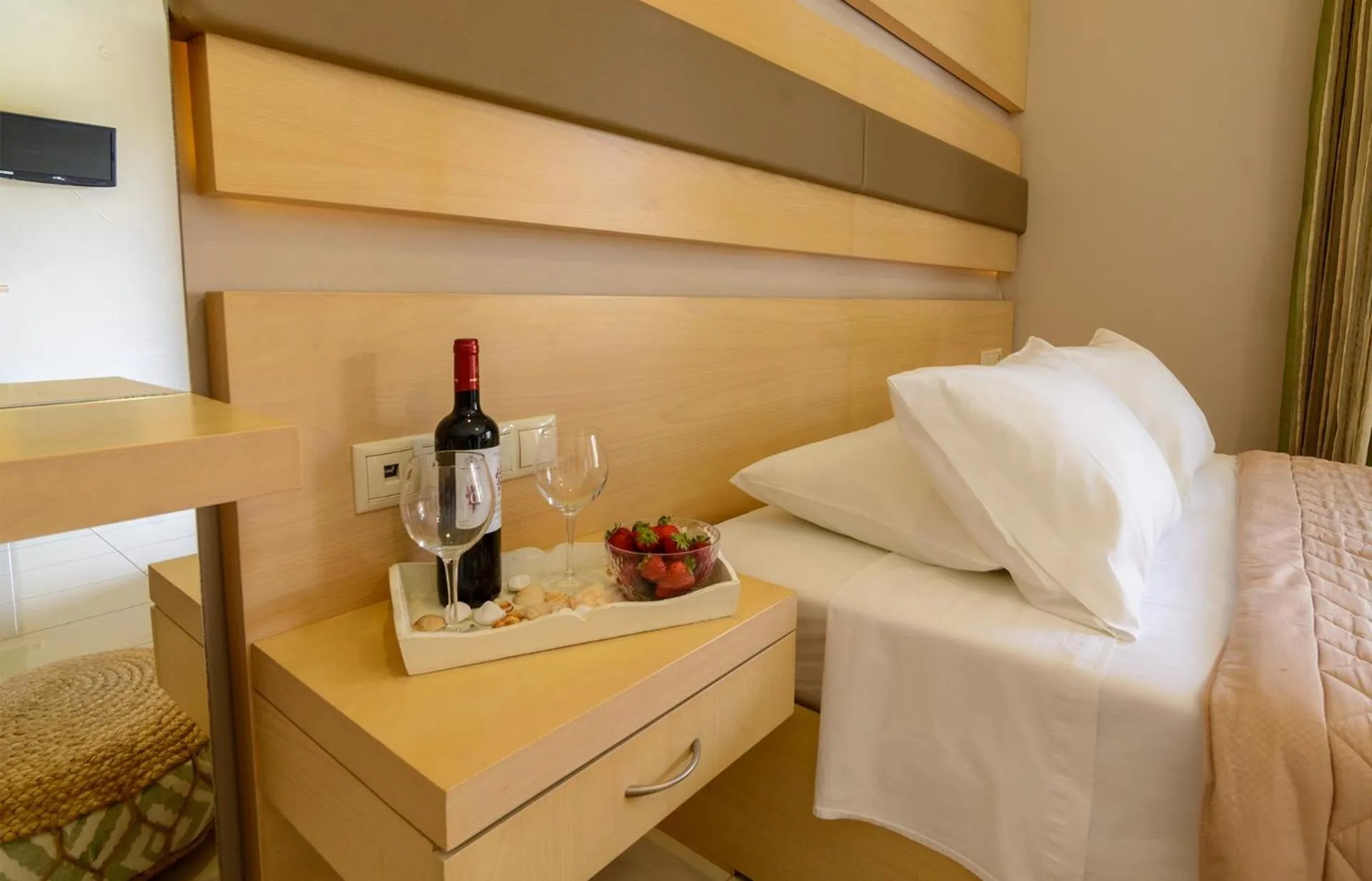 Decorative detail, Bed in Relax Hotel