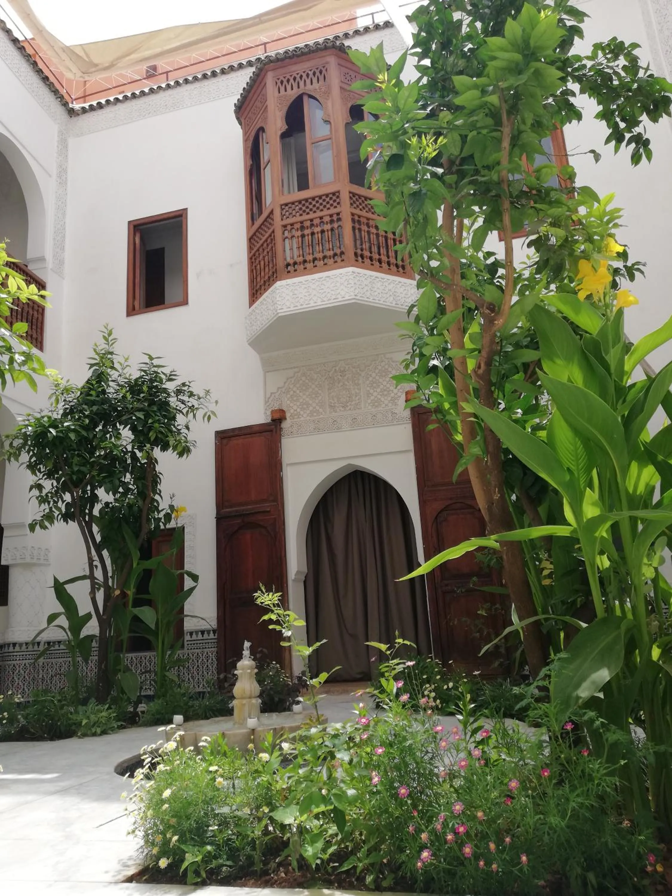Garden view in Riad Ben Youssef